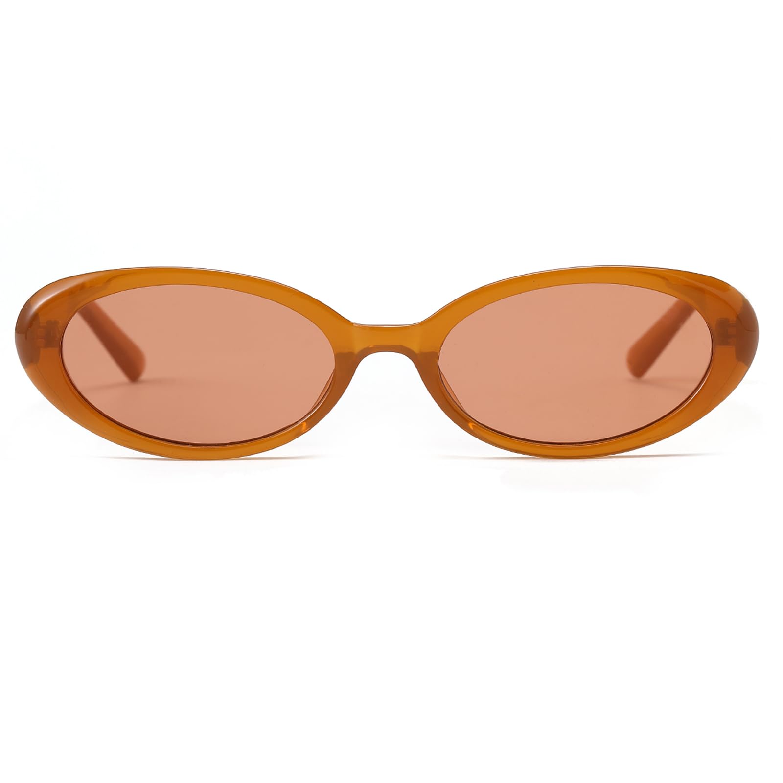 Retro Oval Sunglasses for Women & Men - 90s Vintage Small Oval Shades - Trendy Eyewear for Outdoor Activities, Beach, Driving & Fashion Accessories