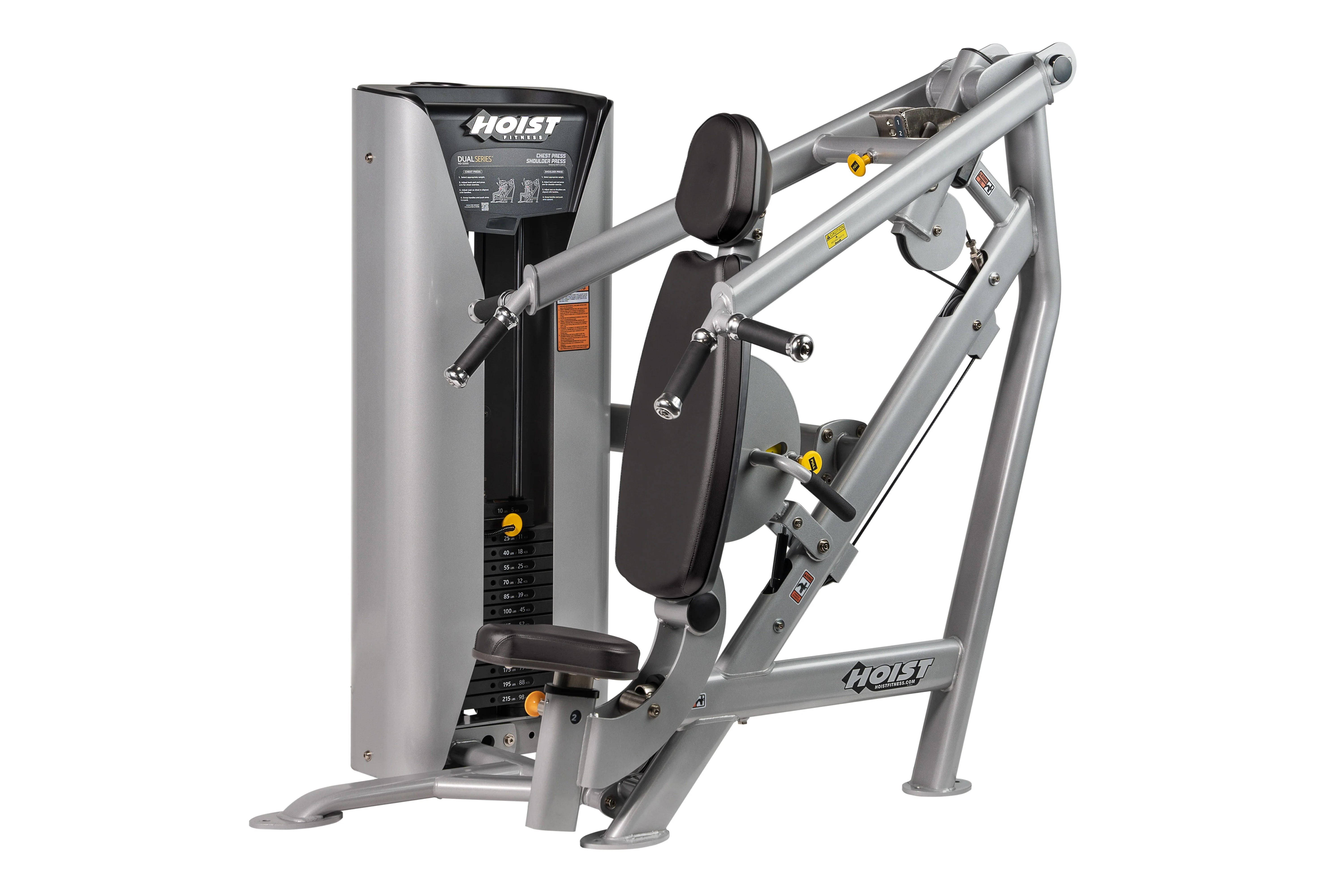 Hoist HD 3300 Chest and Shoulder Press Machine - Commercial Grade Gym Equipment for Home & Fitness Studio Workouts