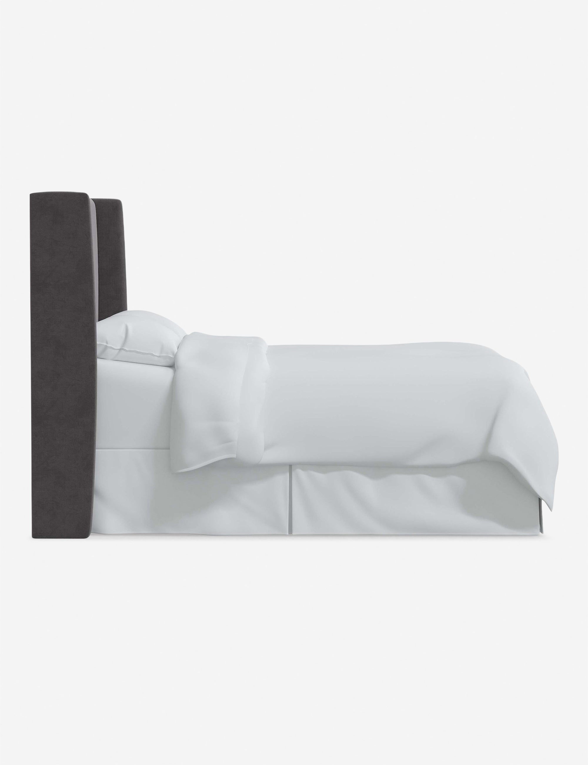Adara Upholstered Headboard - Queen Size Bed Frame Headboard with Nailhead Trim - Perfect for Master Bedroom, Guest Room & Home Decor
