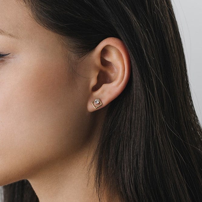 Swarovski Crystal Diamond Stud Earrings for Women - Elegant & Hypoallergenic Jewelry for Weddings, Parties & Everyday Wear
