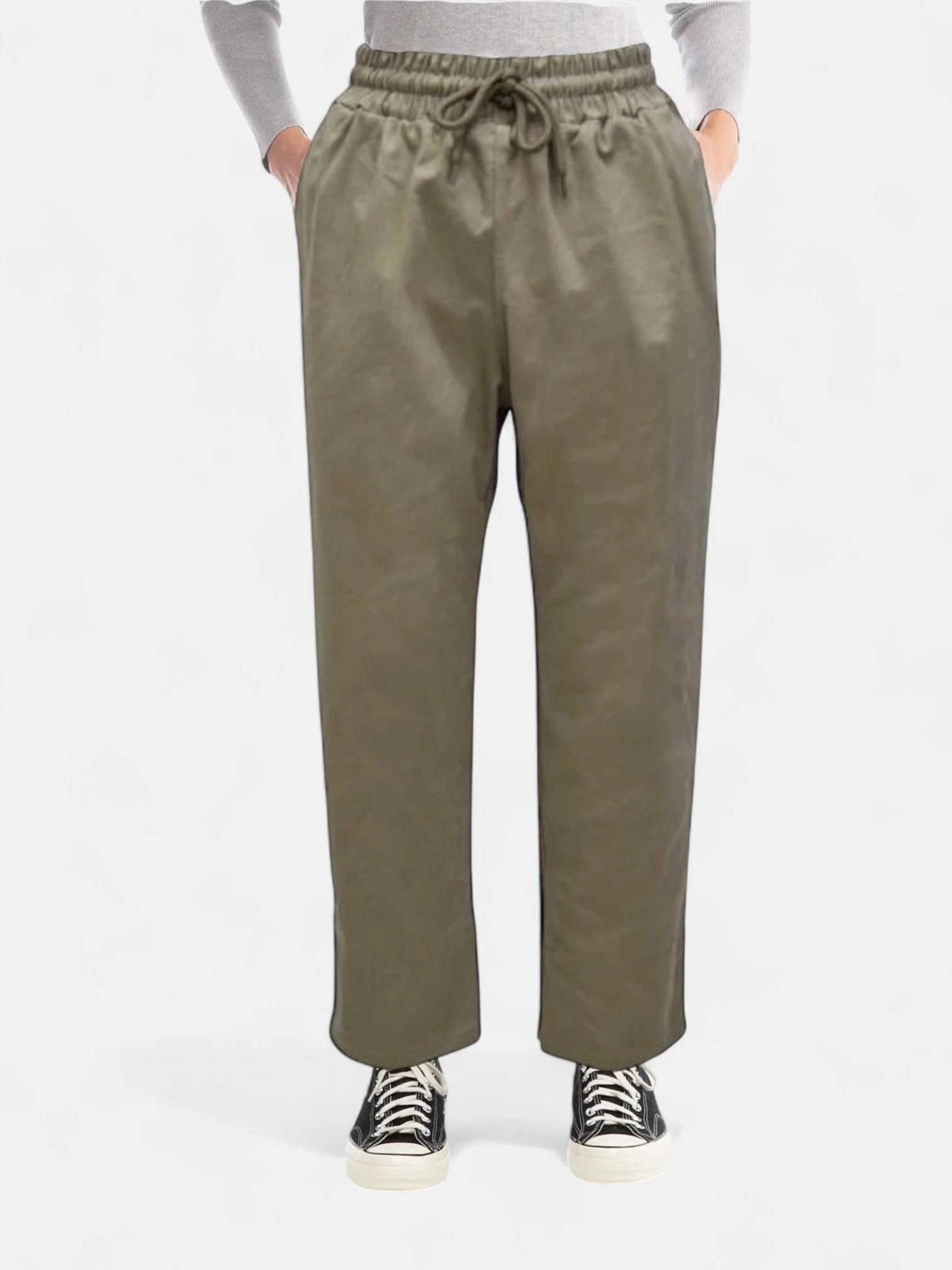 Converse Women's Animal Print Brown Pants - Stylish Casual Trousers for Everyday Wear & Outfits