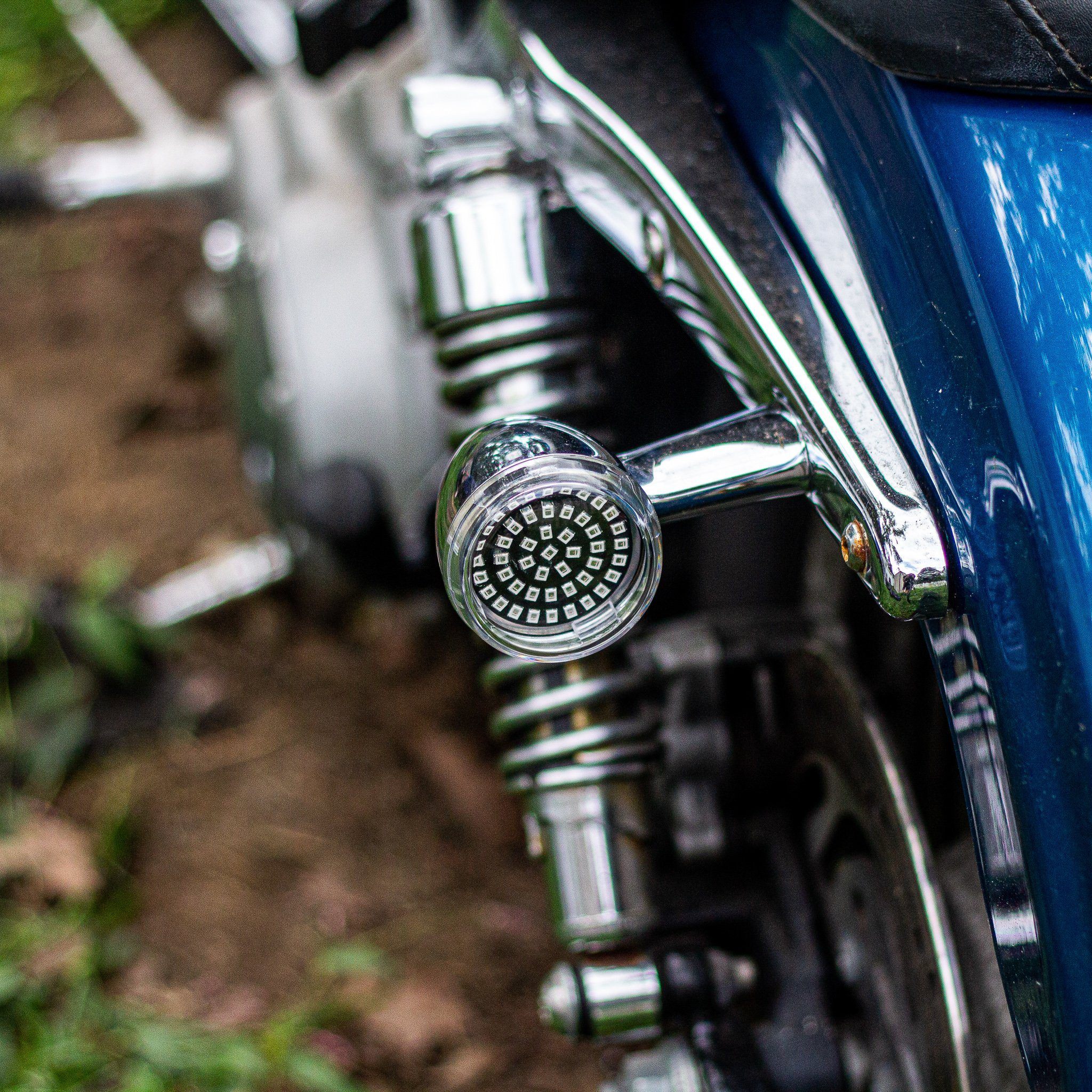 Eagle Lights Midnight Edition Rear LED Turn Signals, Running Lights & Strobing Brake Lights for Harley Davidson Motorcycles - Enhanced Visibility & Safety for Night Riding & Urban Commuting