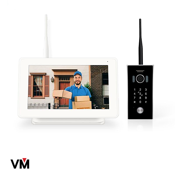 Videoman Wireless Intercom System with Wi-Fi Connectivity - Home & Office Communication Solution for Multi-Room Audio & Security Monitoring