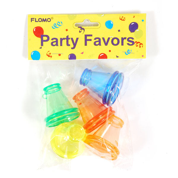 5 Pack Colorful Transparent Kaleidoscopes for Kids - Assorted Rainbow Colors - Fun Educational Toys for Sensory Play & Party Favors