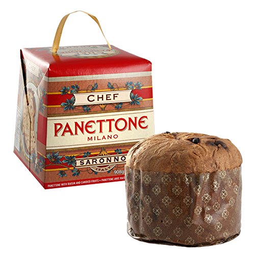 Authentic Chiostro di Saronno Traditional Italian Panettone Cake - 2lb | Holiday Gift, Christmas Dessert & Breakfast Treat