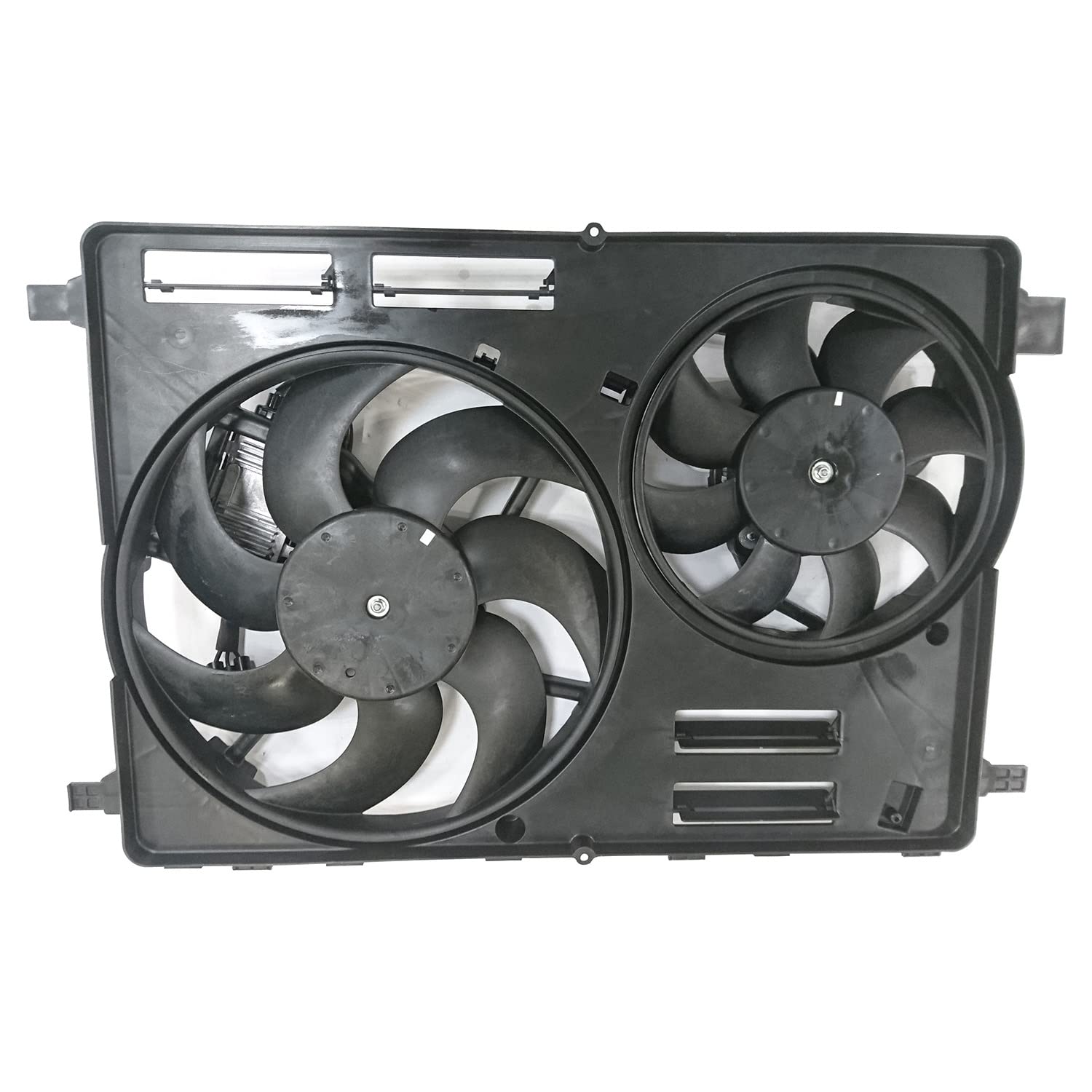 TYC 623840 Cooling Fan Assembly Replacement for 2010-2017 Volvo XC60 - High Performance Radiator Cooling Fan for Engine Temperature Control | Perfect for Summer Driving & Heavy Traffic Conditions