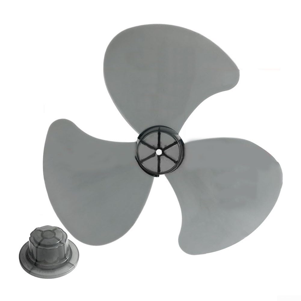 **Yhenlovtt 3-Blade Ceiling Fan Replacement - Easy to Install & Clean, Durable Black Fan Blades for Home Cooling - Perfect for Bedroom, Living Room & Outdoor Patio**
