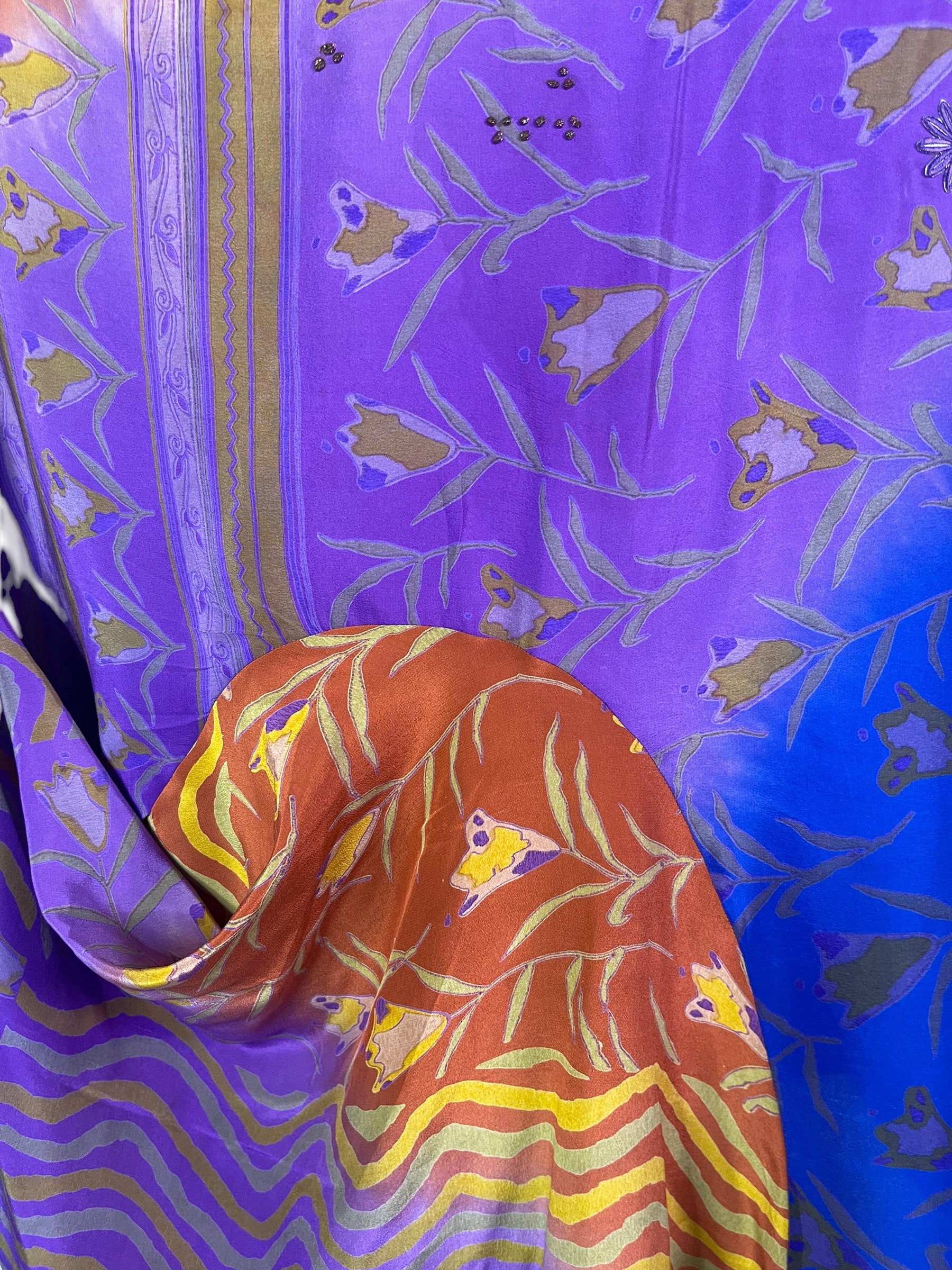 PRC6550 Women's Pure Silk Tunic Dress with Hidden Pockets - Elegant & Comfortable for Casual Wear, Office, and Special Occasions