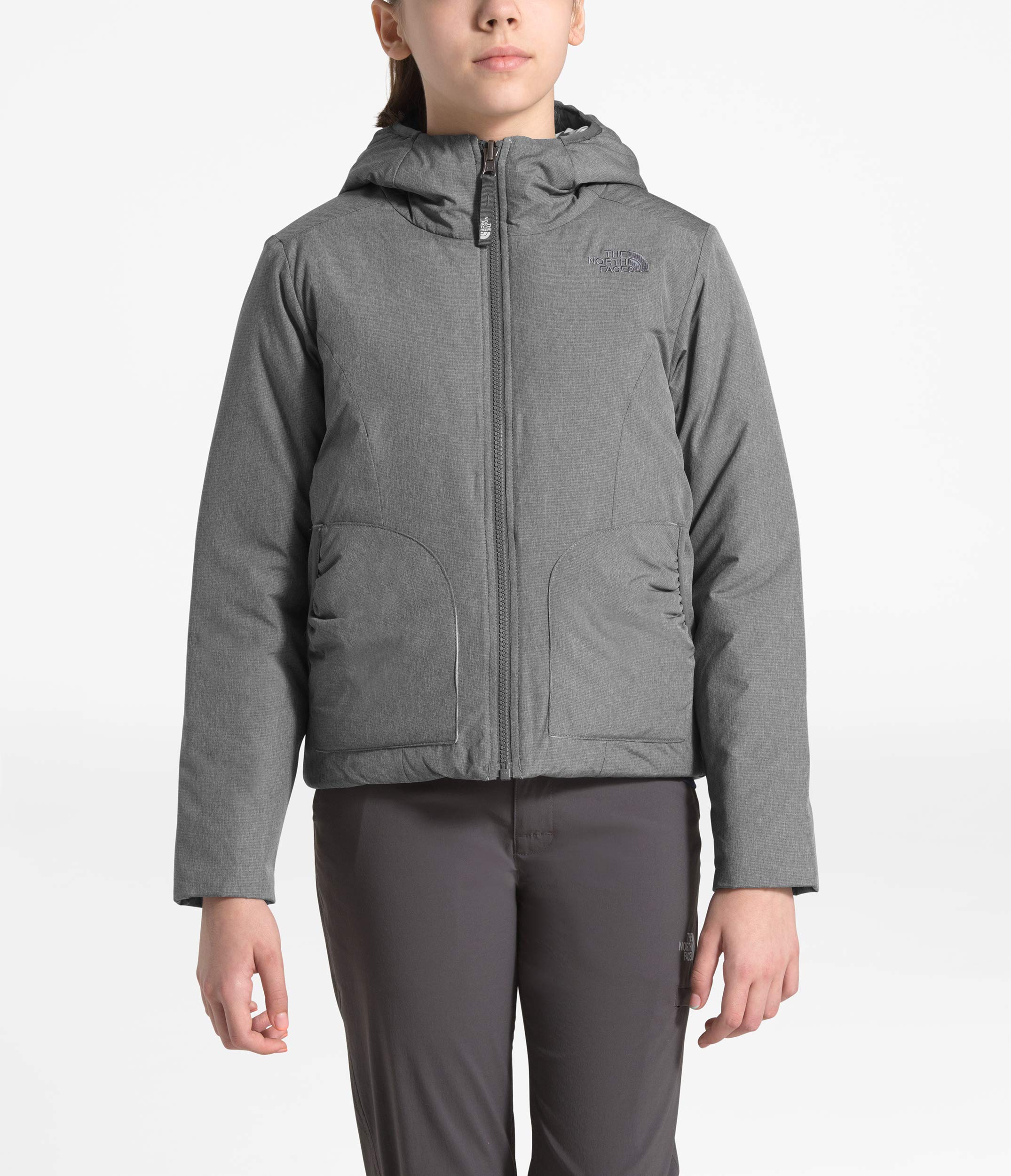 The North Face Kids Reversible Perrito Jacket for Girls - Waterproof & Windproof Winter Coat (Toddler & Youth Sizes) - Perfect for School, Outdoor Play & Snow Adventures