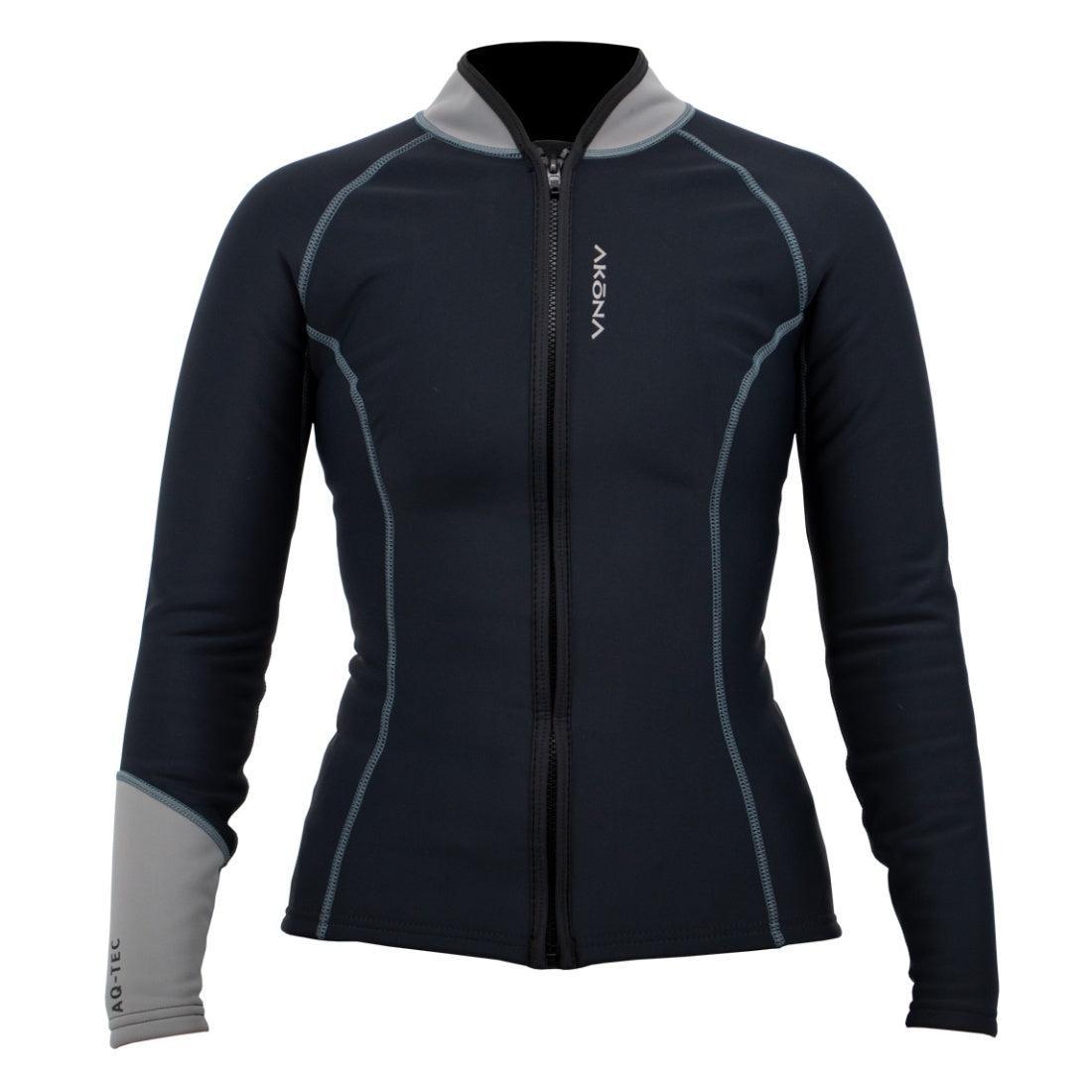 Akona AQ Tec Women's Long Sleeve Snorkeling & Scuba Diving Jacket - UV Protection Wetsuit Top for Warm Water Adventures