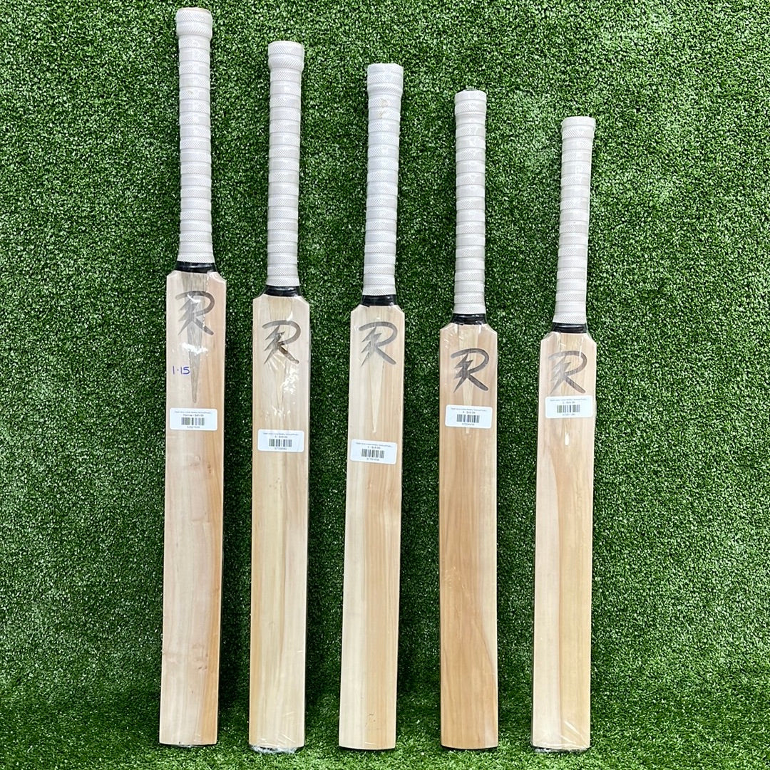 Raydn Intermediate Leather Cricket Practice Bat for Junior & Youth - Perfect for Training, Matches & Backyard Play