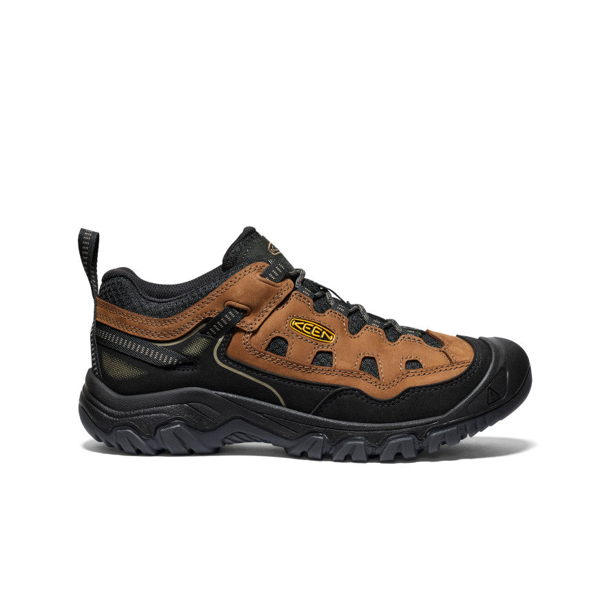 **Men's Targhee IV Vented Hiking Shoes - Bison/Golden Yellow | Lightweight & Breathable for Outdoor Adventures, Trail Running & Backpacking**