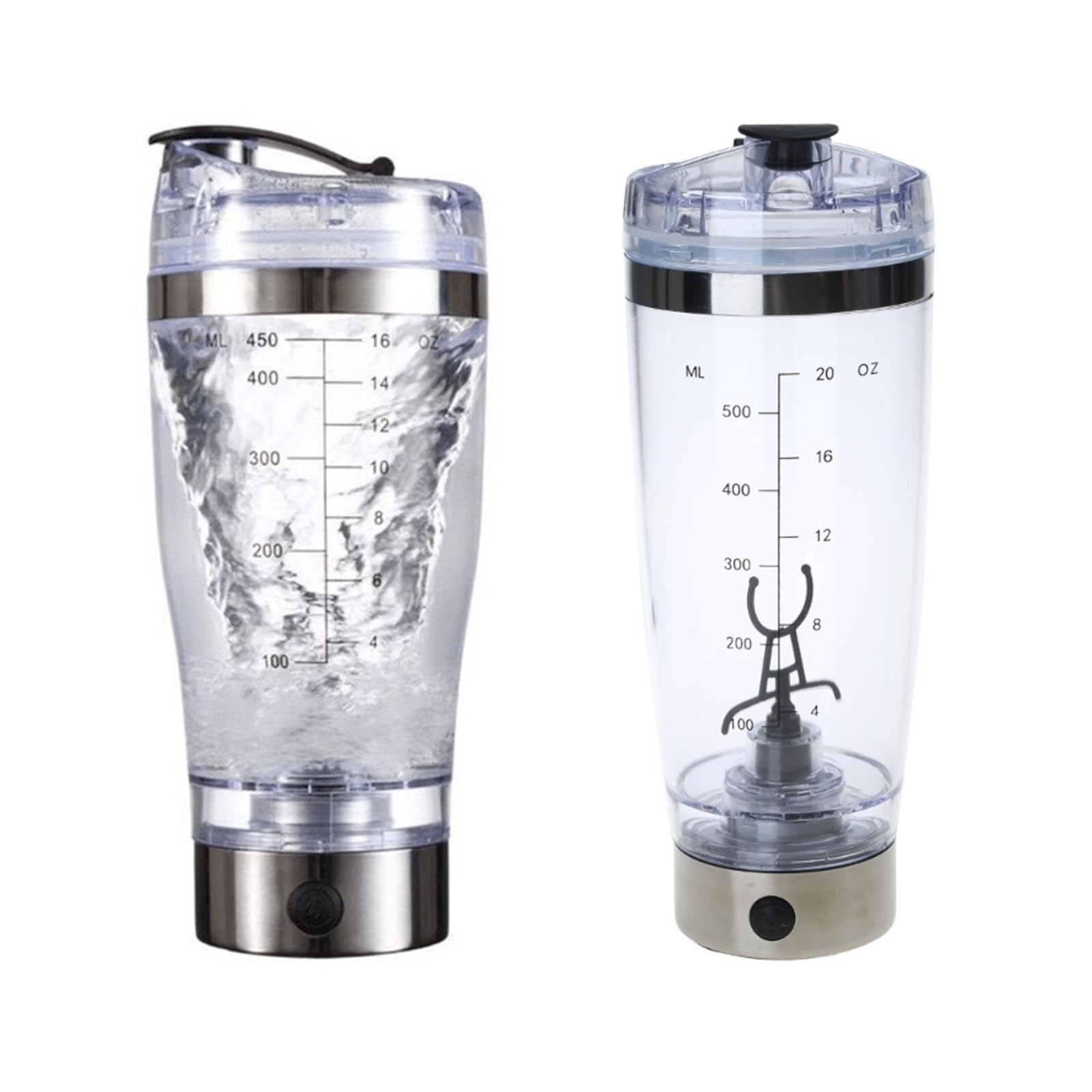 USB Rechargeable Electric Protein Shaker Bottle - Portable Automatic Mixing Cup for Protein Powder, Smoothies & Shakes - Perfect for Gym, Workout & Travel
