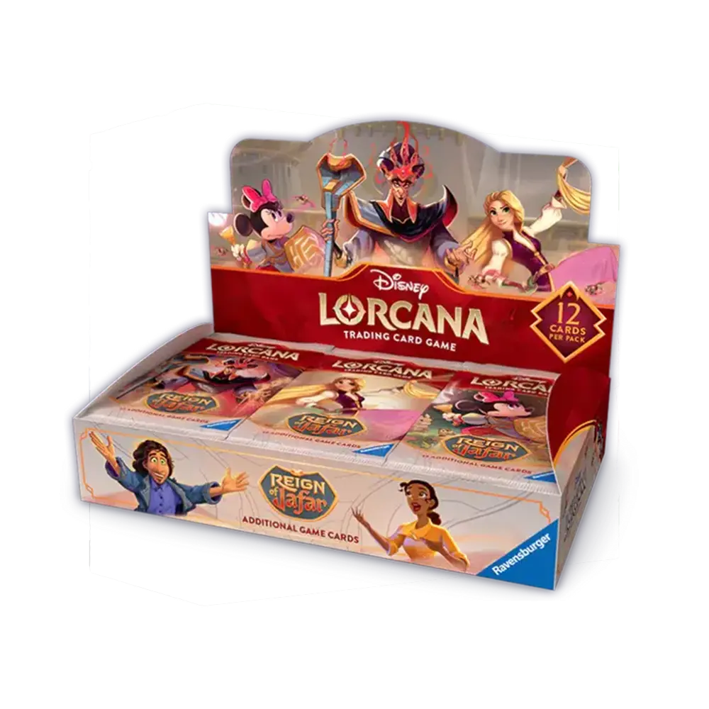 Disney Lorcana Reign of Jafar Booster Box - 36 Packs Trading Card Game | Collectible TCG Cards for Players & Fans | Perfect for Game Nights & Tournaments