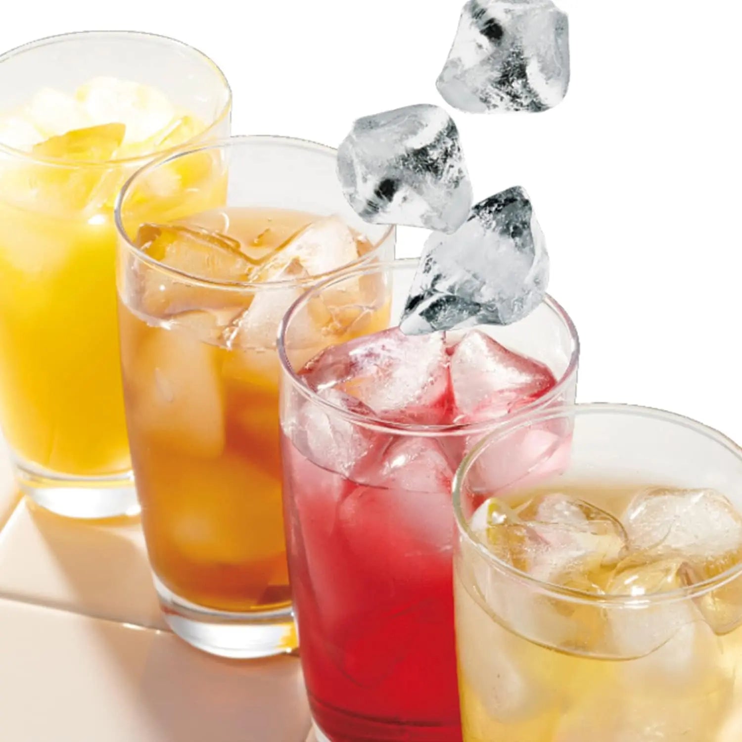 Ebisu Premium Polypropylene Ice Cube Trays - Set of 10 | BPA-Free, Flexible & Durable Ice Molds for Cocktails, Smoothies & Cold Drinks | Perfect for Home Bars, Parties & Everyday Use