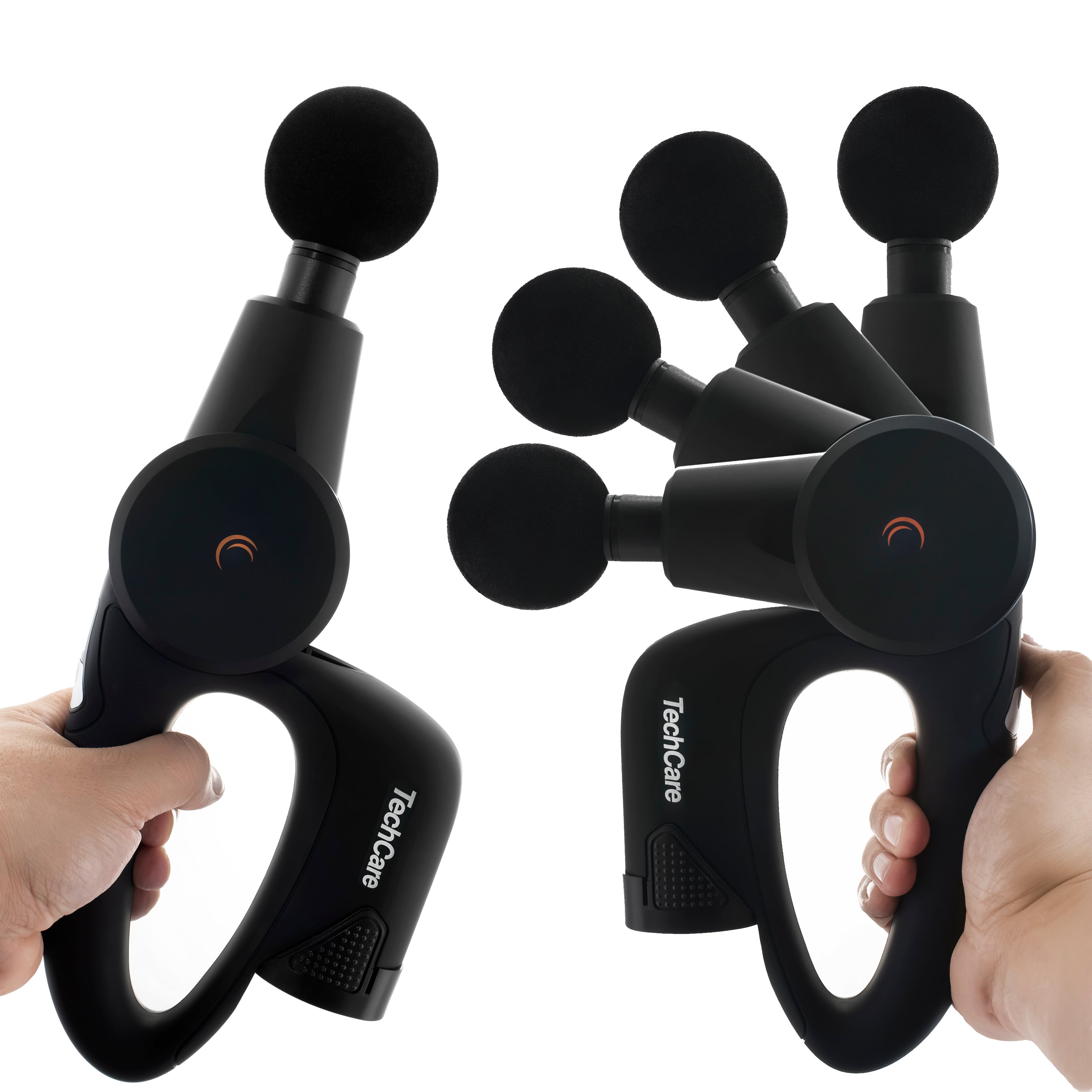 Professional Deep Tissue Massage Gun for Athletes - Percussion Muscle Massager with 15 Speed Levels, Rechargeable Battery & 5 Interchangeable Heads - Relieves Muscle Pain, Soreness & Tension - Perfect for Post-Workout Recovery, Physical Therapy & Home Use