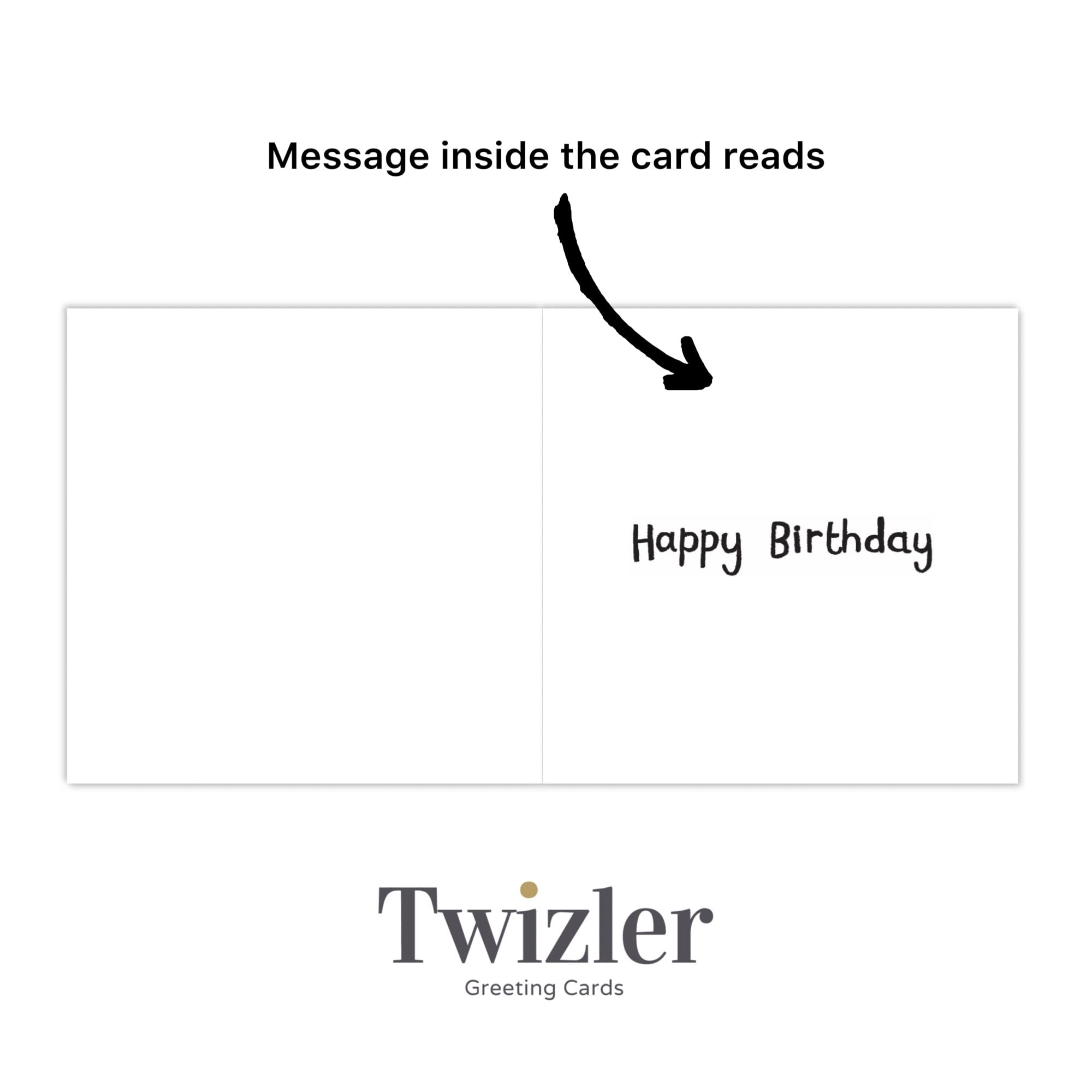 Twizler Unicorn 1st Birthday Card for Girls - Age 1 Birthday Greeting Card with Cute Unicorn Design - Perfect for Baby Girl's First Birthday Party, Baby Shower Gift, or Keepsake Memory