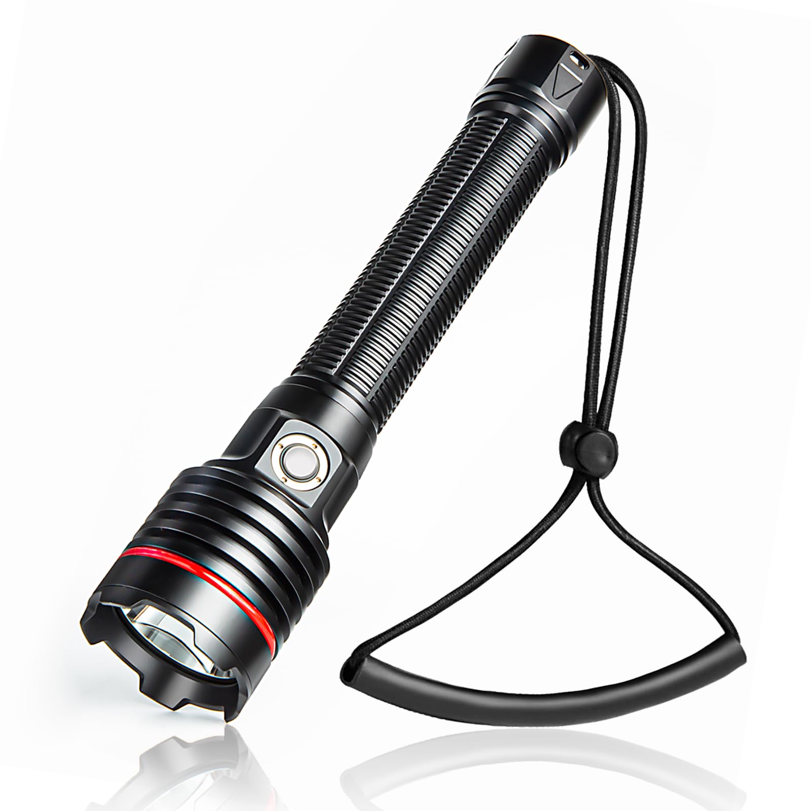 Professional 5000 Lumens Dive Light Submariner-26S - 100m Waterproof Scuba Flashlight with Type-C Charging for Underwater Exploration, Night Diving & Outdoor Water Sports