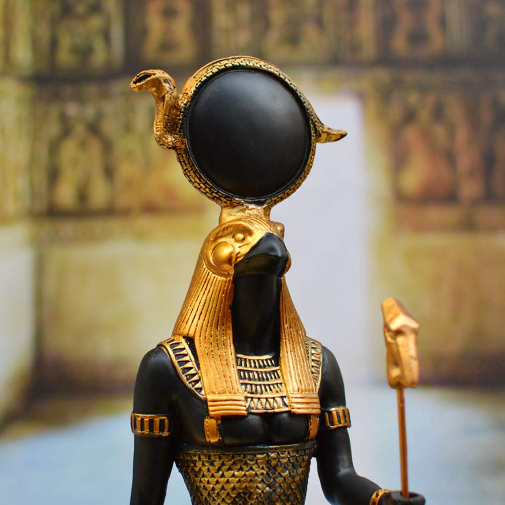 Ancient Egyptian Horus God Statue - Handcrafted Figurine of the Sky God, Egyptian Mythology Collectible, Home Decor & Spiritual Gift for History Lovers & Meditation Altar