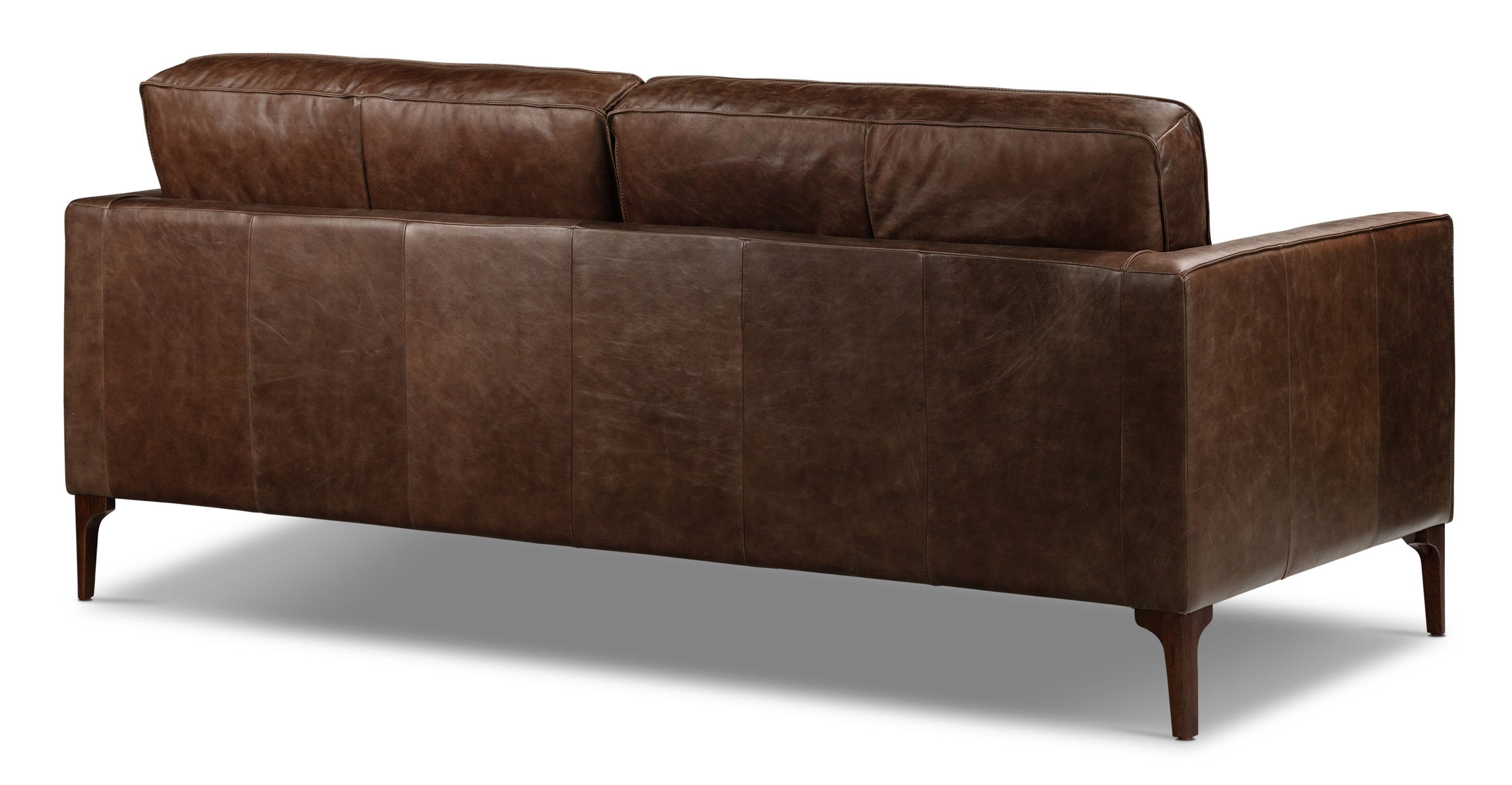 Premium Mateo Genuine Leather Sofa - Modern Luxury Living Room Furniture for Home & Office - Comfortable & Durable Leather Couch for Relaxing, Entertaining & Stylish Decor
