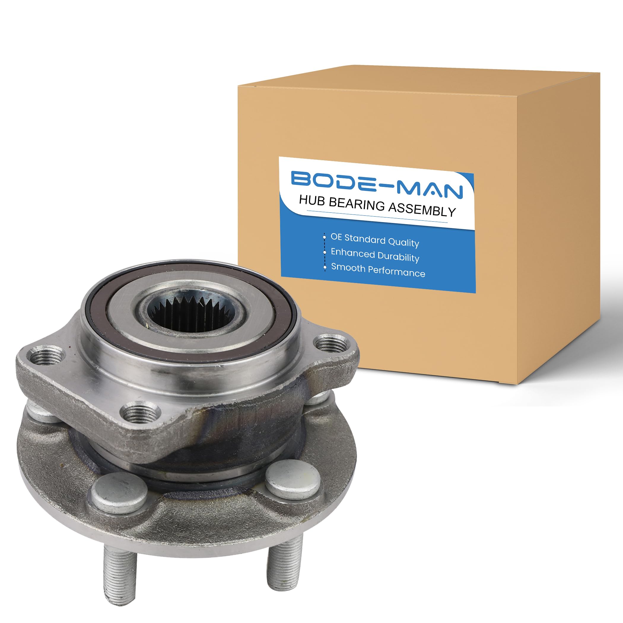 Bodeman Front Wheel Hub & Bearing Assembly Compatible with 2005-2014 Subaru Legacy Outback - Durable Replacement Part for Smooth Ride & Off-Road Adventures