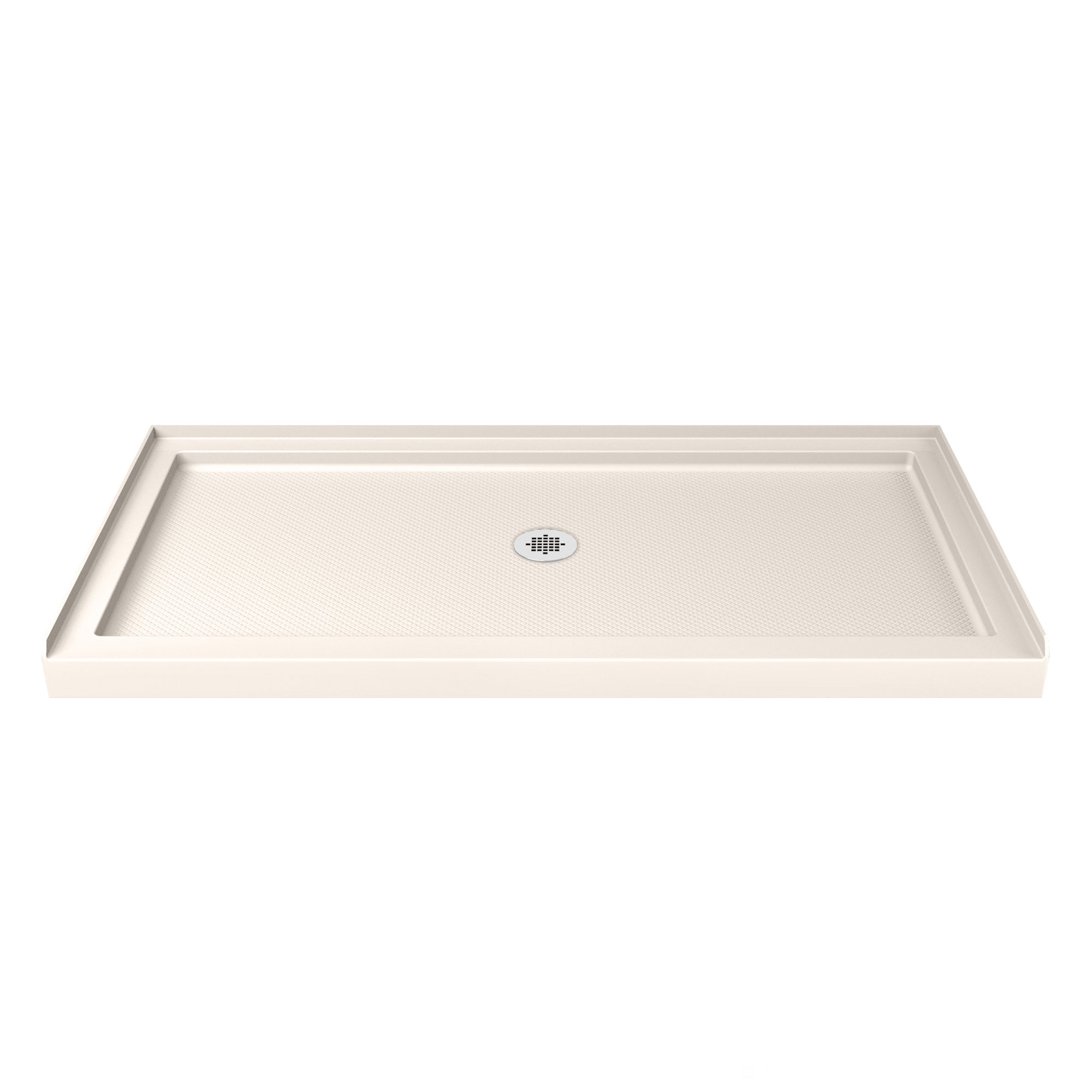 DreamLine SlimLine 30x60 Inch Single Threshold Shower Base - White Rectangular Shower Pan for Bathroom Remodel, Low Profile Design Perfect for Small Spaces & Modern Homes