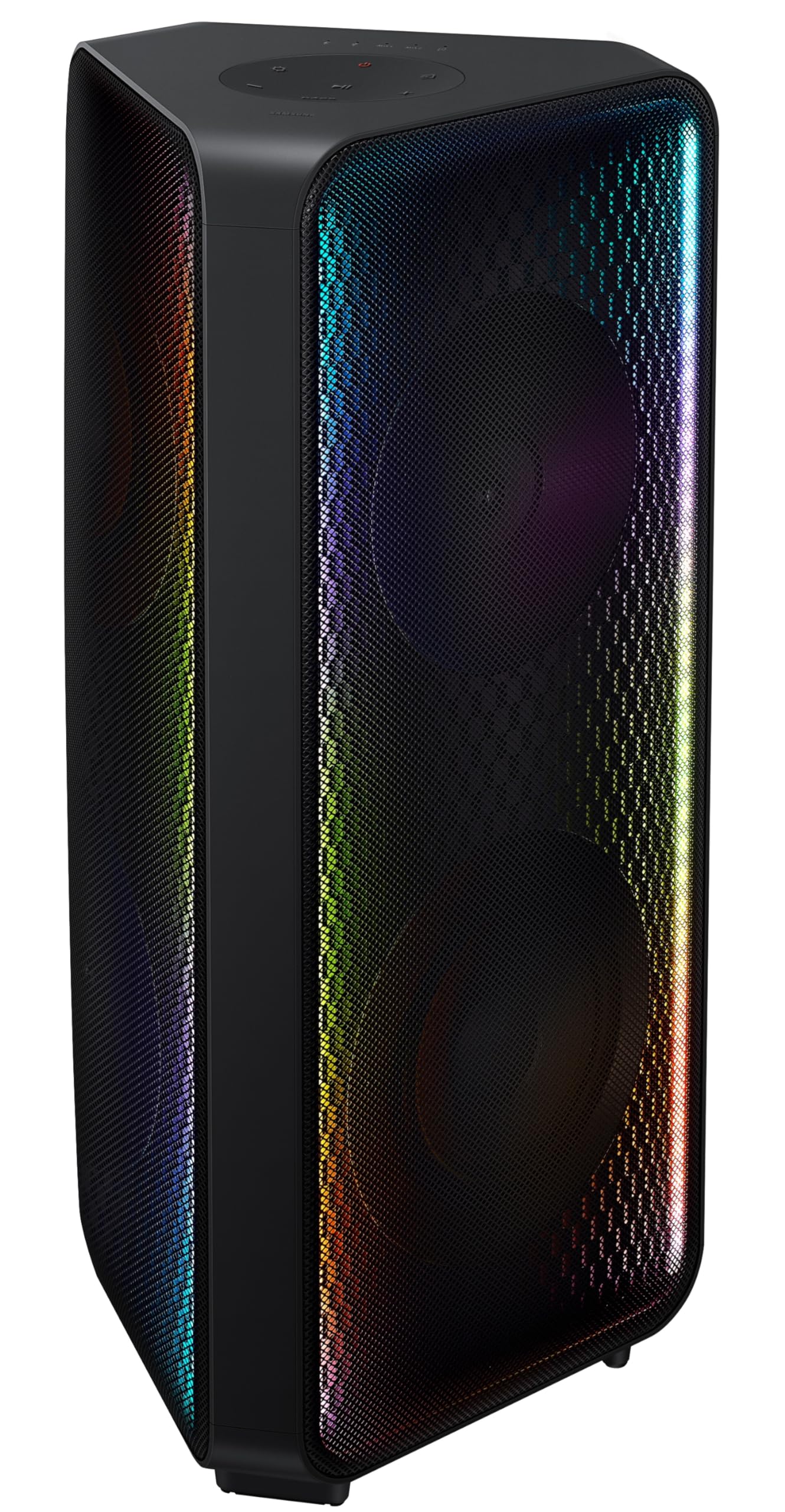 SAMSUNG MX-ST5CB High Power Wireless Bluetooth Sound Tower Speaker - 400W RMS, Deep Bass, Party, Outdoor, Home Theater (2022 Model) - Perfect for Backyard Parties, DJ Events & Home Audio Systems
