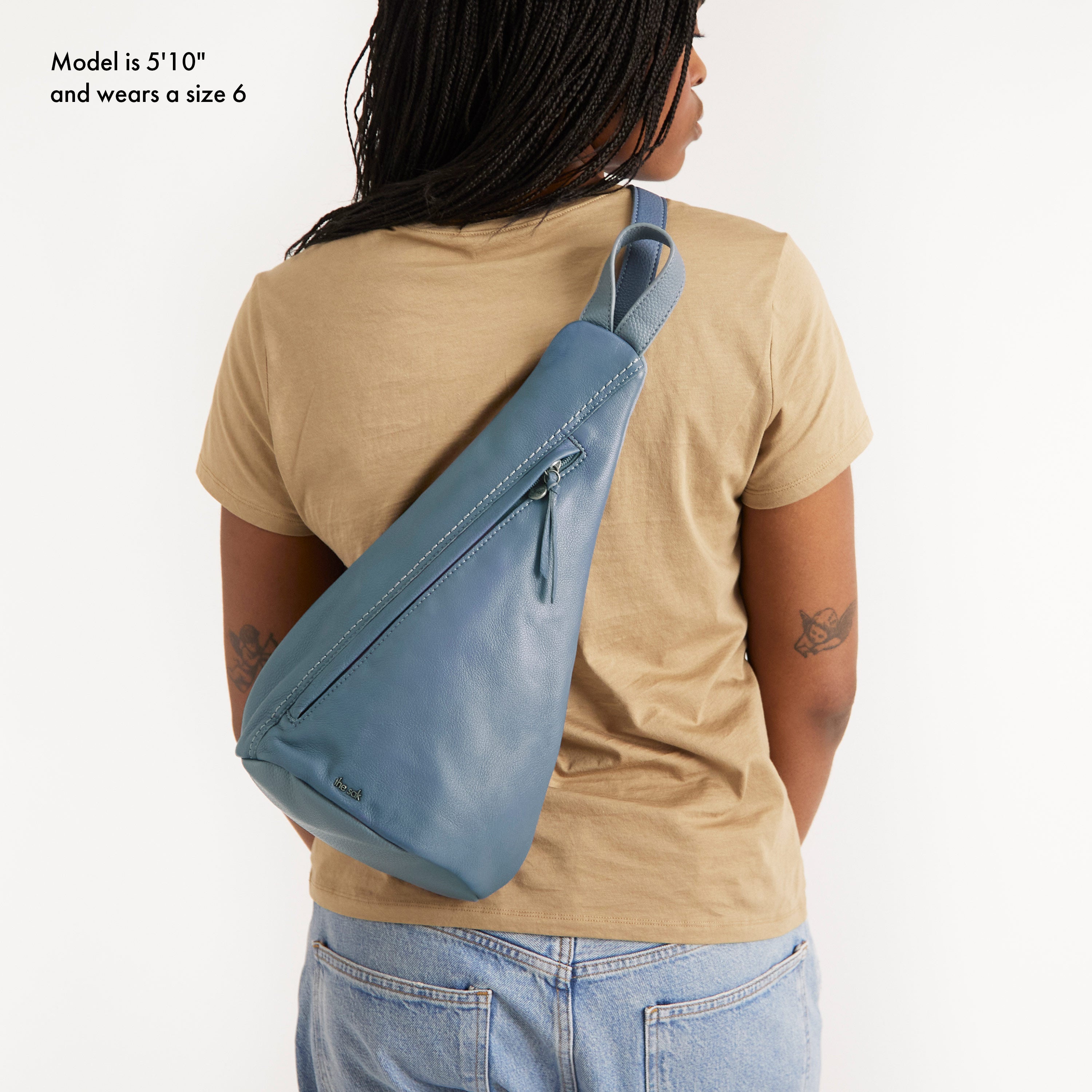 On The Go Sling Backpack - Lightweight Crossbody Travel Bag for Men & Women - Perfect for Hiking, Commuting & Everyday Use