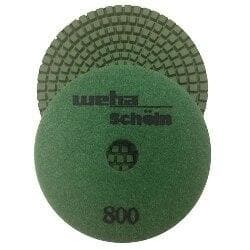 3 Weha Schein Diamond Polishing Pads 3mm Thick - Professional Stone & Concrete Polishing Kit for Countertops, Floors & Tile - Wet/Dry Use for Granite, Marble & Quartz