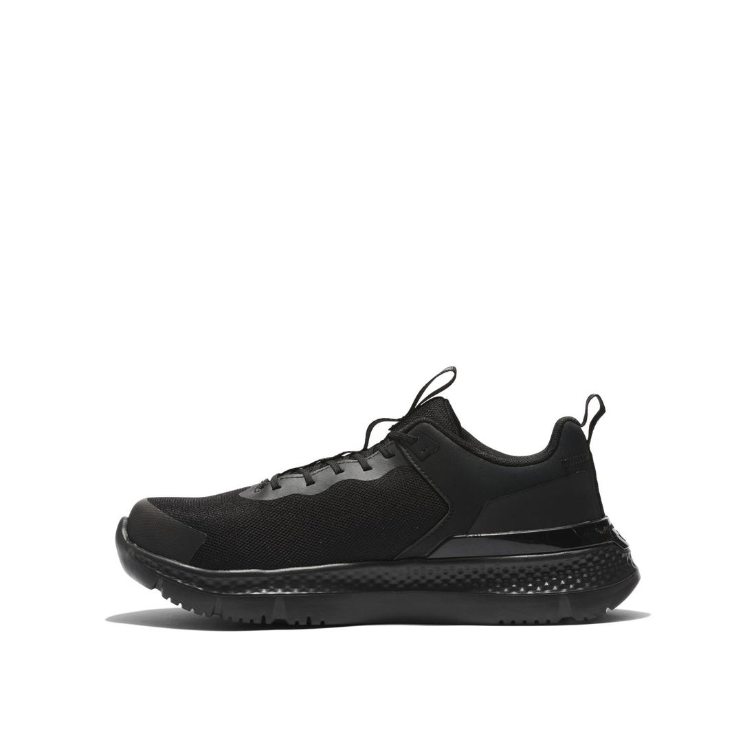Setra Composite Toe Work Shoes for Men - Black Safety Boots with Lightweight Composite Toe Protection | Ideal for Construction, Warehouse & Industrial Work