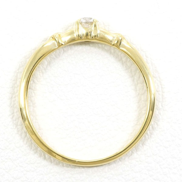 18K Yellow Gold Diamond Ring for Women - Elegant Solitaire Engagement & Wedding Band - Perfect for Proposals, Anniversaries, and Special Occasions
