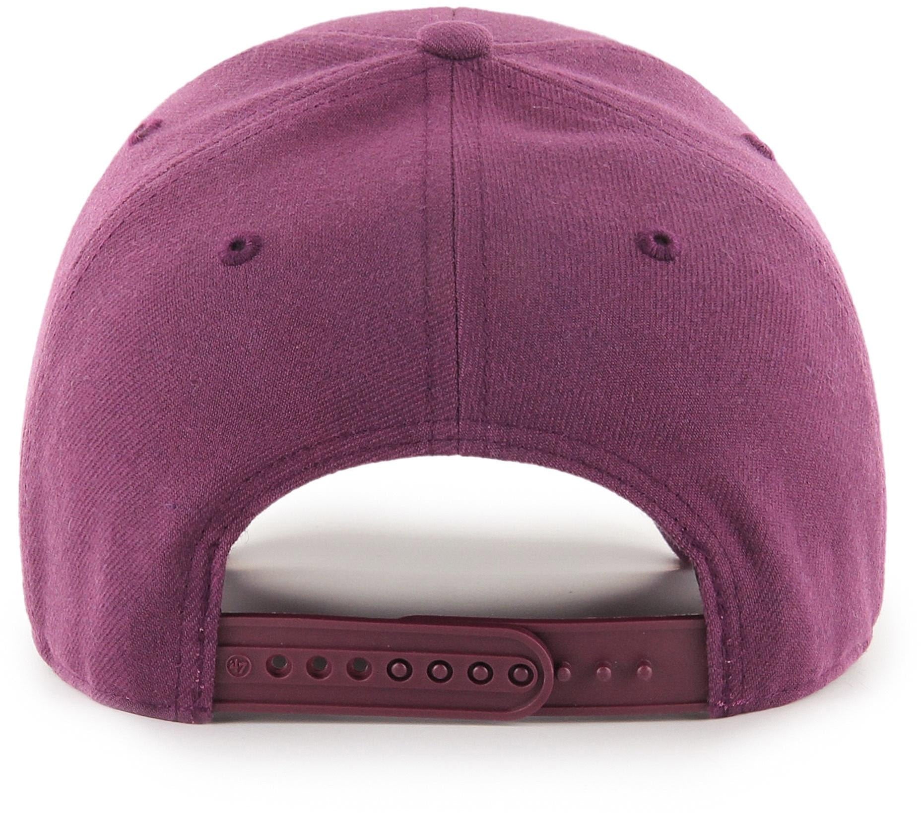 Anaheim Ducks 47 Brand MVP Plum NHL Team Snapback Cap - Official NHL Hockey Hat for Men & Women - Perfect for Games, Fan Gear & Streetwear Fashion