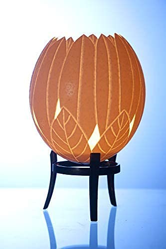 Hand-Carved Ostrich Egg Candle Holder with Tulip Design - Elegant Home Decor for Dining Table, Wedding Centerpiece & Boho Room Aesthetics