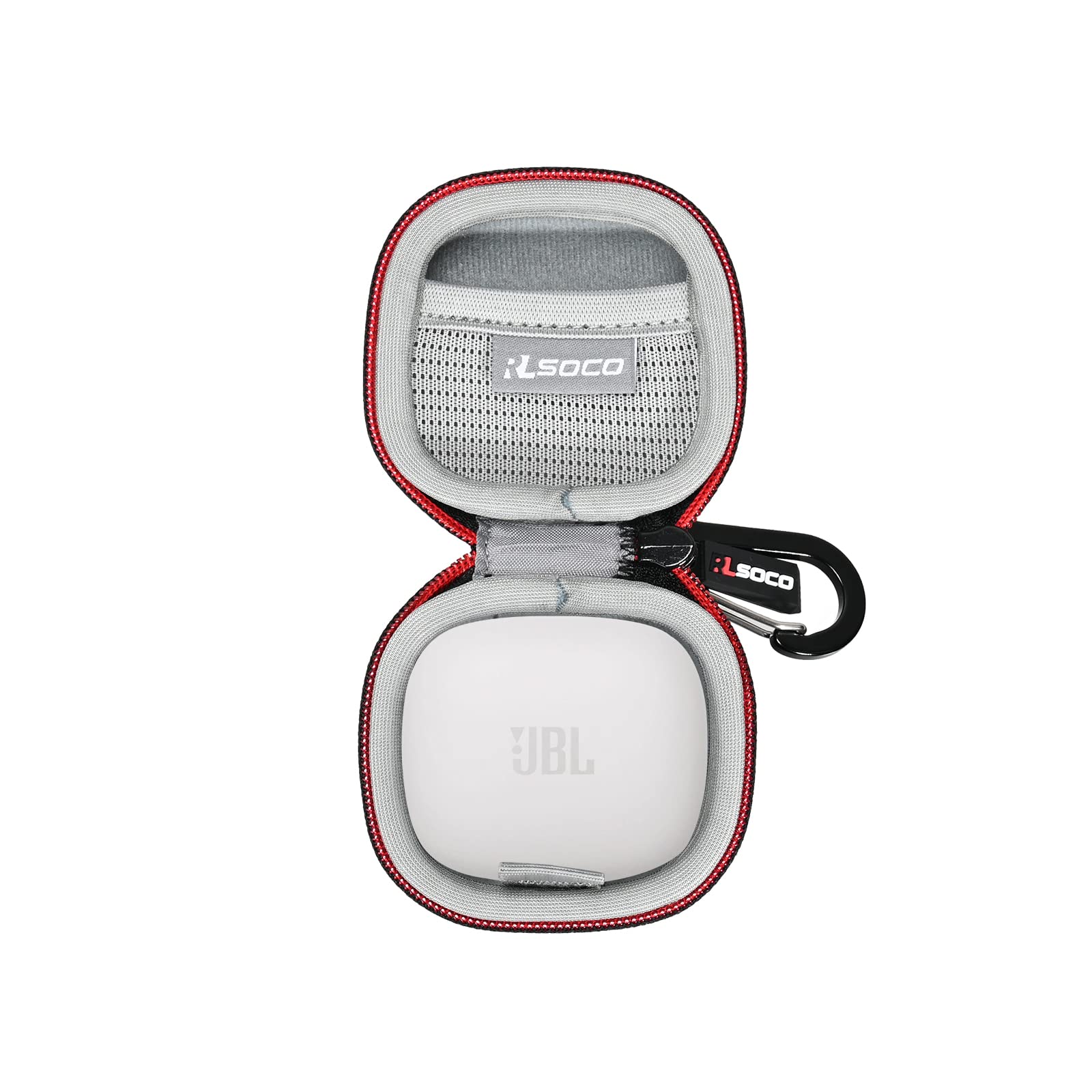 RLSOCO Protective Hard Case for JBL Tune 225TWS/Tour PRO+/Live PRO+ Wireless Earbuds - Shockproof & Dustproof Cover (Black) - Perfect for Travel, Gym & Daily Use