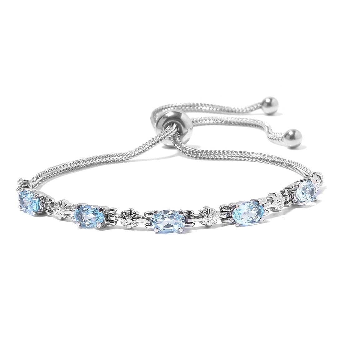 Birthstone Bracelets for Women - Adjustable Charm Bolo Bracelet with Gemstones, Perfect for Engagement, Anniversary, Wedding Promise & Birthday Gifts | Ideal for Everyday Wear, Special Occasions & Thoughtful Present Giving