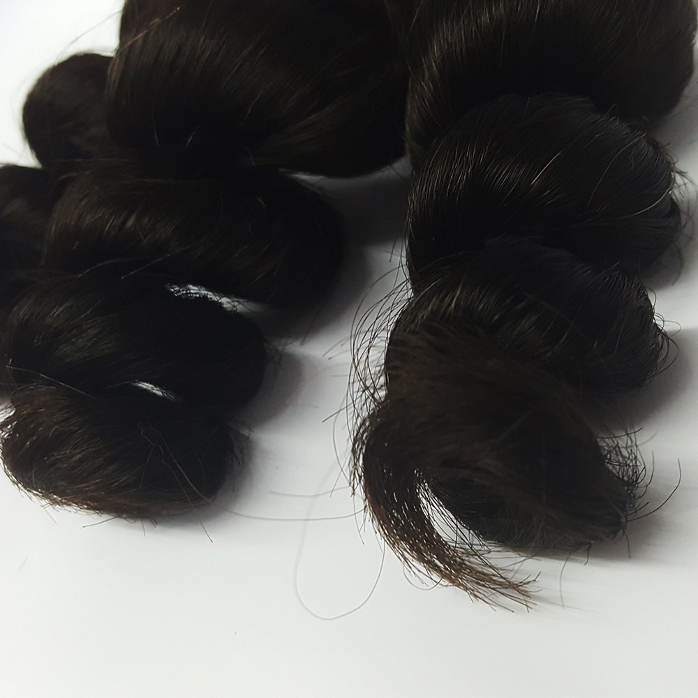 Wholesale Brazilian Loose Wave Bulk Human Hair - 3 Bundles 300g No Weft Hair Extensions for Braiding (16/18/20 Inch, Natural Black 1B) - Perfect for Salon Styling, DIY Hair Projects & Protective Hairstyles