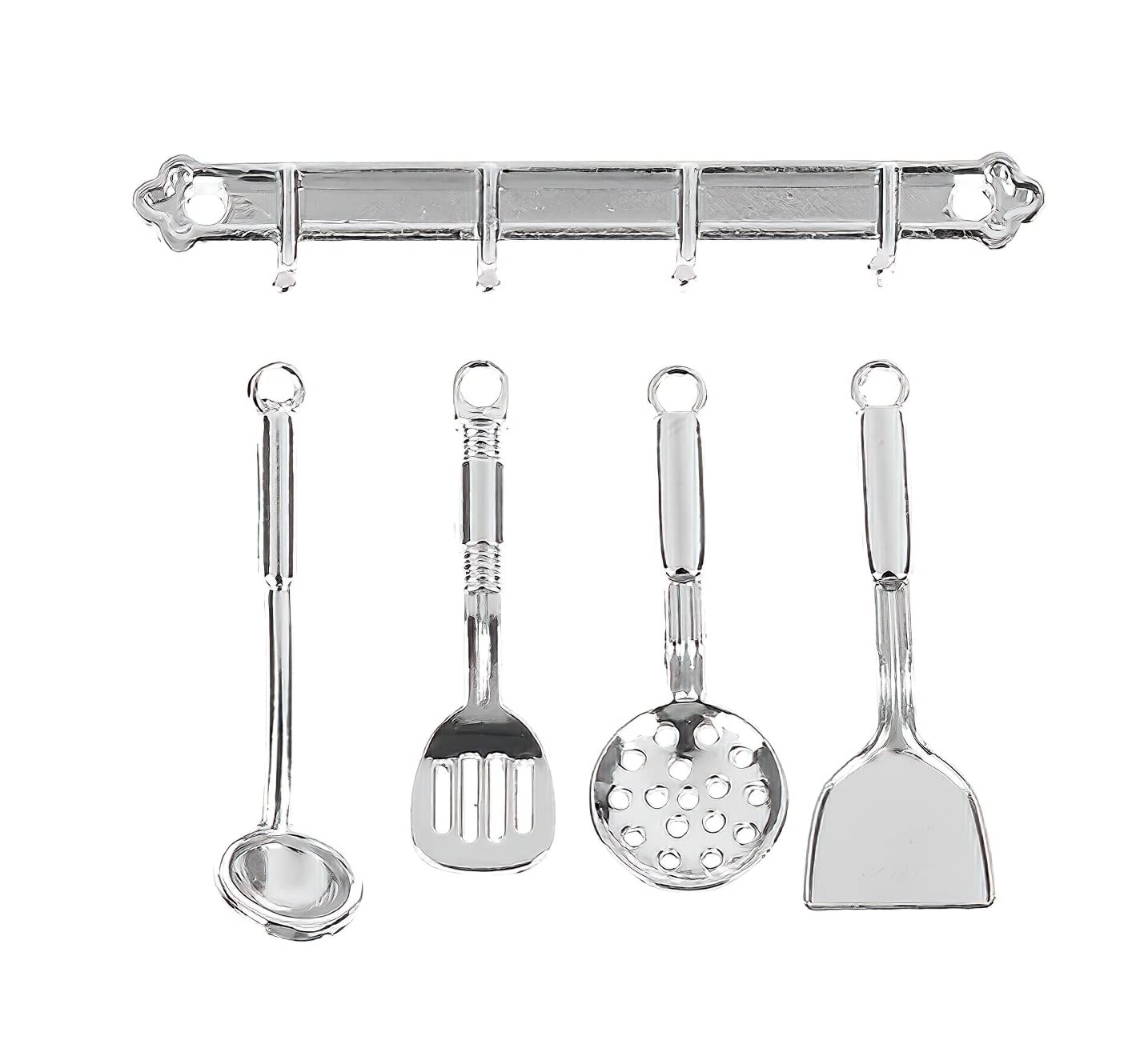 1:12 Scale Miniature Dollhouse Kitchen Accessories Set - Tiny Cookware, Food & Beverage Bottles for Dollhouse Decor, DIY Crafts, and Tabletop Displays