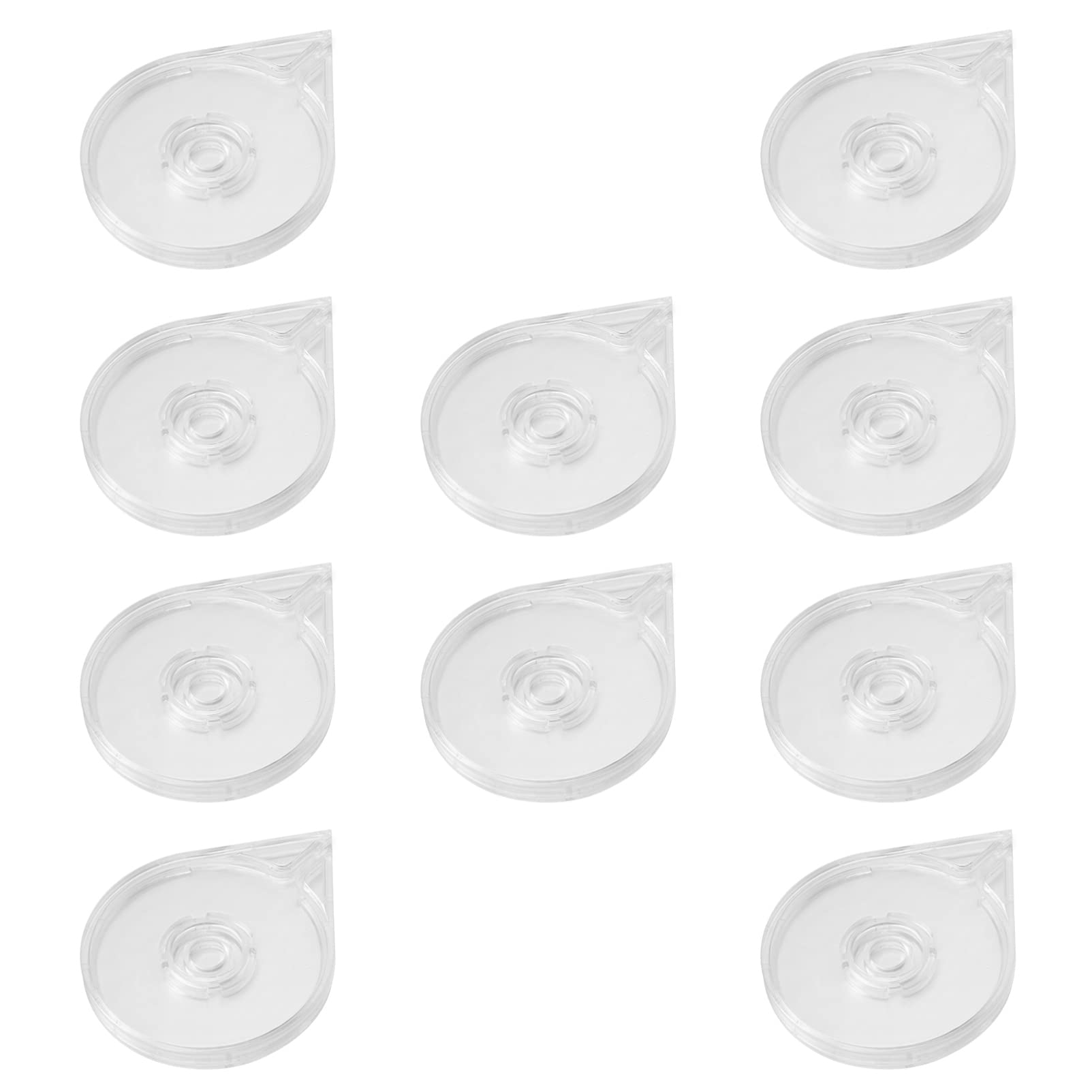 FOMIYES 10-Piece Empty Nail Tape Dispenser Box Set - Clear Acrylic Wire Organizer for Nail Art Striping Tape & Manicure Tools | Perfect for Salon Professionals & DIY Nail Enthusiasts