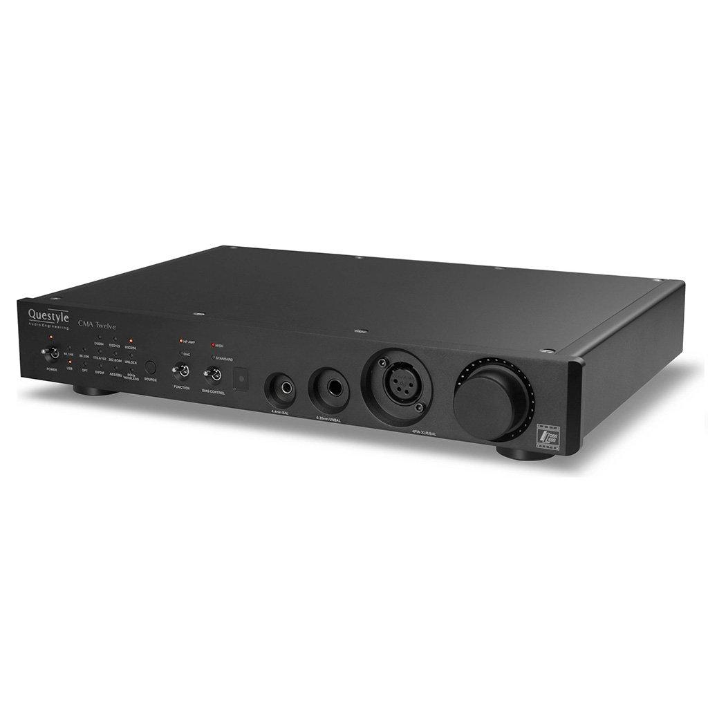 Questyle CMA Twelve High-Performance Desktop DAC & Headphone Amplifier - Perfect for Audiophiles, Studio Recording, and Home Audio Systems