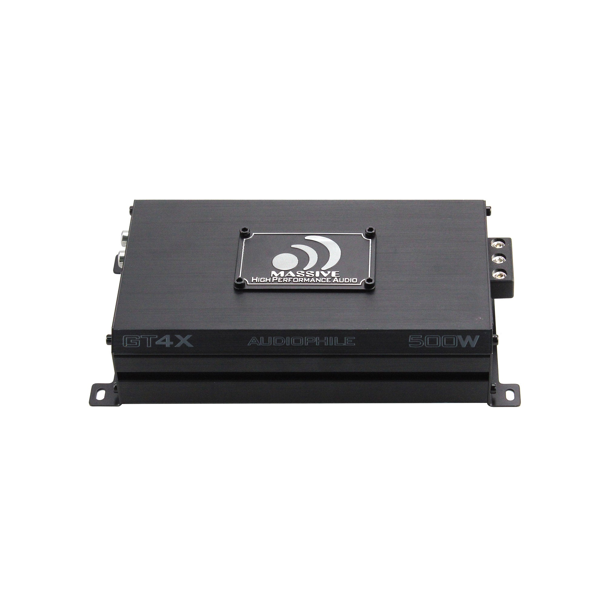 GT4X 4 Channel Car Amplifier 120W RMS x 4 @ 2 Ohm - High Power Audio Amp for Car Stereo System, Home Theater, DJ Setup & Live Performances