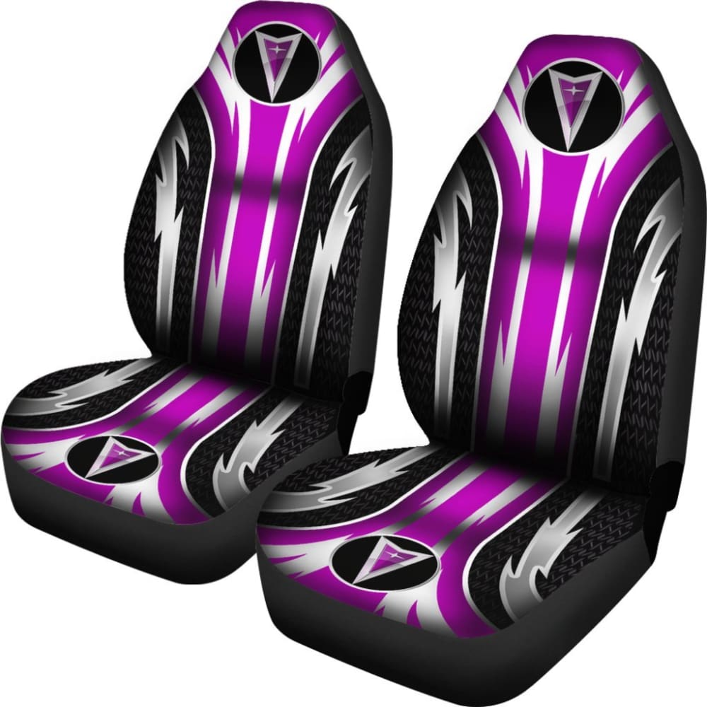 Premium Pink 2-Piece Front Seat Covers for Pontiac Vehicles - Universal Fit, Durable Protection for Car Interiors - Perfect for Daily Commute, Road Trips & Custom Car Styling