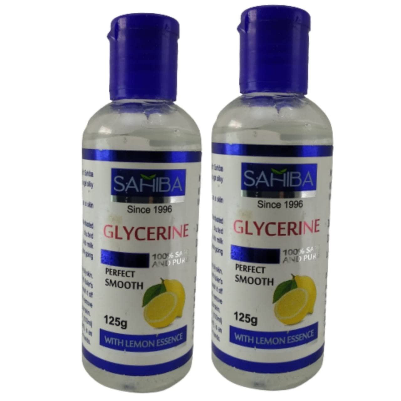 URJUWANI Sahiba Glycerine with Pure Lemon Liquid Essence - 250g (Pack of 2) for Smooth, Glowing Skin | Transparent Formula | Perfect for Daily Skincare & DIY Beauty Treatments
