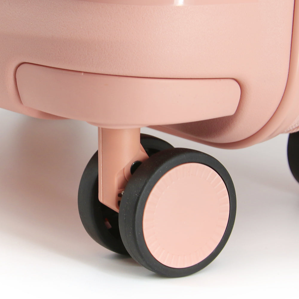 Hush Puppies HP69 4033 20+24 Inch Expandable Double Wheels Hardcase Luggage - Pink | Durable Spinner Suitcase for Travel, Business Trips & Vacations