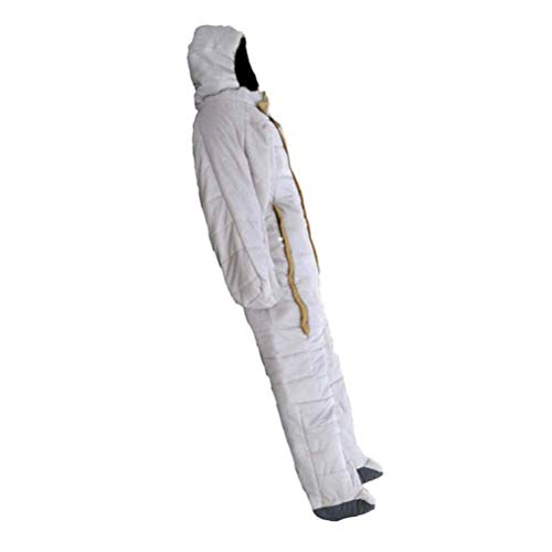 **3-Season Wearable Sleeping Bag with Feet - Waterproof & Windproof for Adults (160-180cm) - Portable Outdoor Camping Suit for RV Trips, Hiking & Backpacking - Includes Carry Bag**    *(Perfect for cold-weather camping, festivals, emergency preparedness, and cozy outdoor adventures!)*
