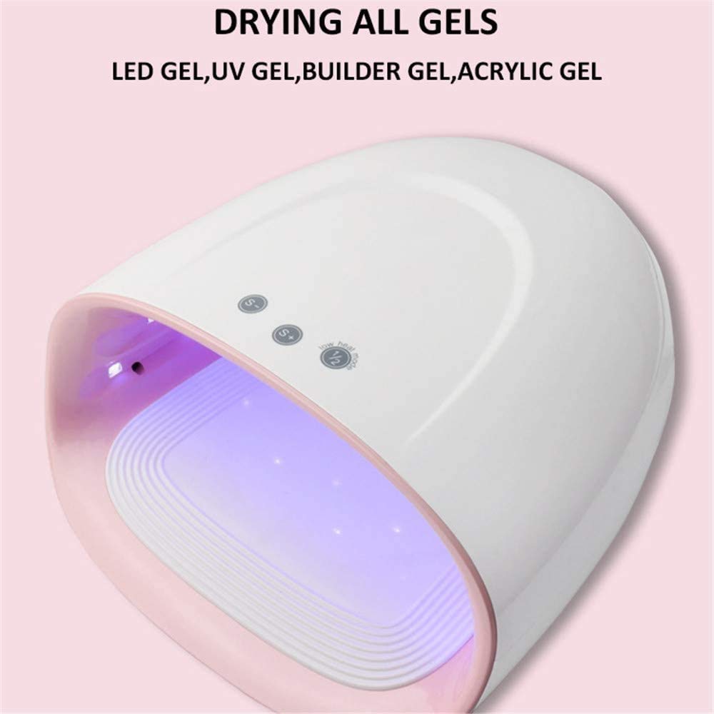 Professional Portable UV LED Nail Lamp - Fast Curing Gel Nail Dryer with 5 Timer Settings | Compact Manicure Pedicure Kit for Home & Salon Use | Perfect for Gel Polish, Acrylic Nails & DIY Nail Art