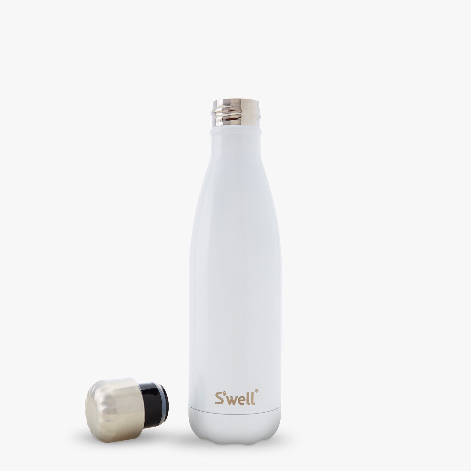 S'well Shimmer 17oz (500mL) Stainless Steel Water Bottle - Insulated, Leak-Proof & Eco-Friendly for Travel, Gym & Outdoor Activities