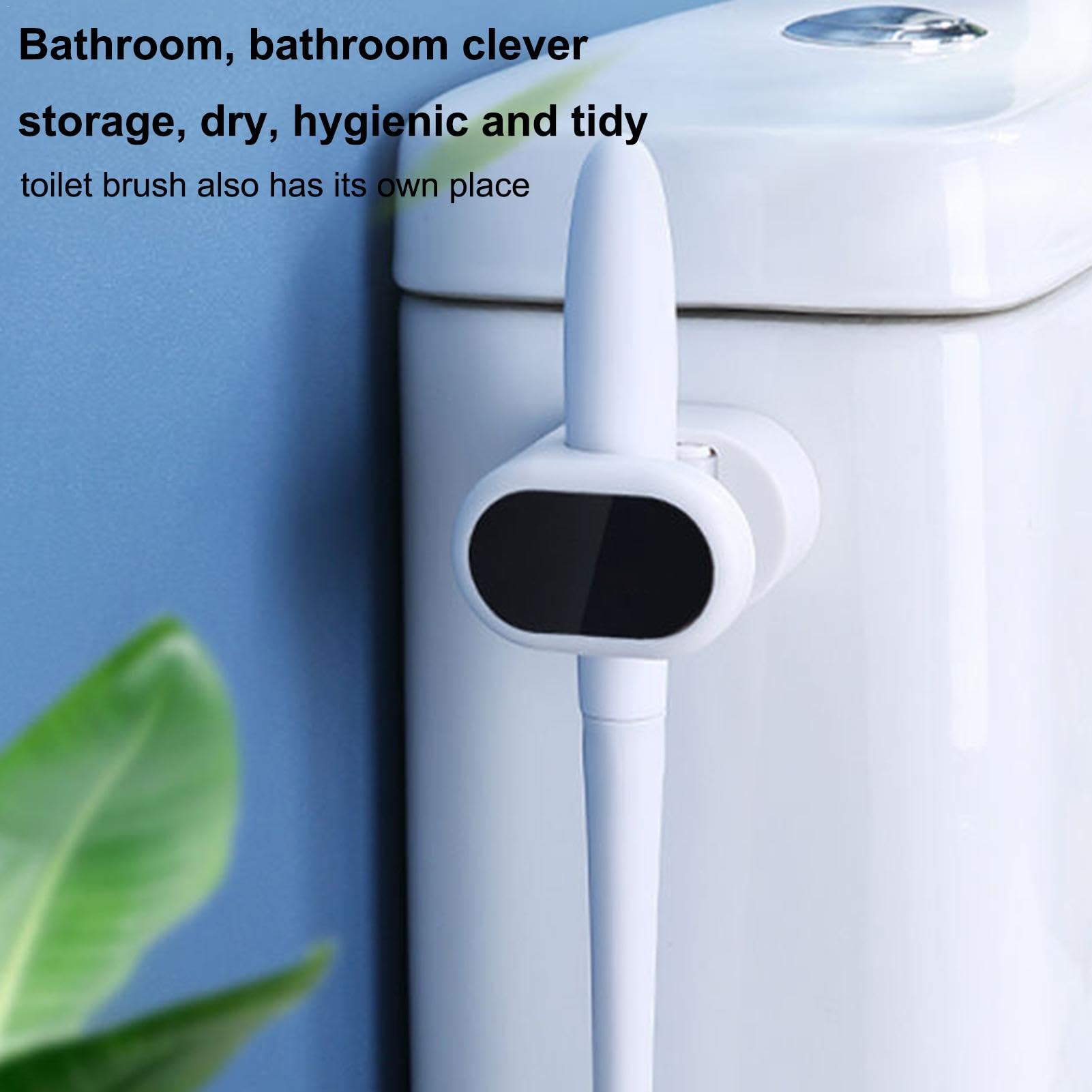 Wall Mount Mop and Broom Holder with Strong Adhesive - Space Saving Utility Hook Rack for Kitchen, Bathroom & Garage - Organize Cleaning Tools, Gardening Equipment & Household Supplies - Perfect for Small Spaces & Clutter-Free Homes