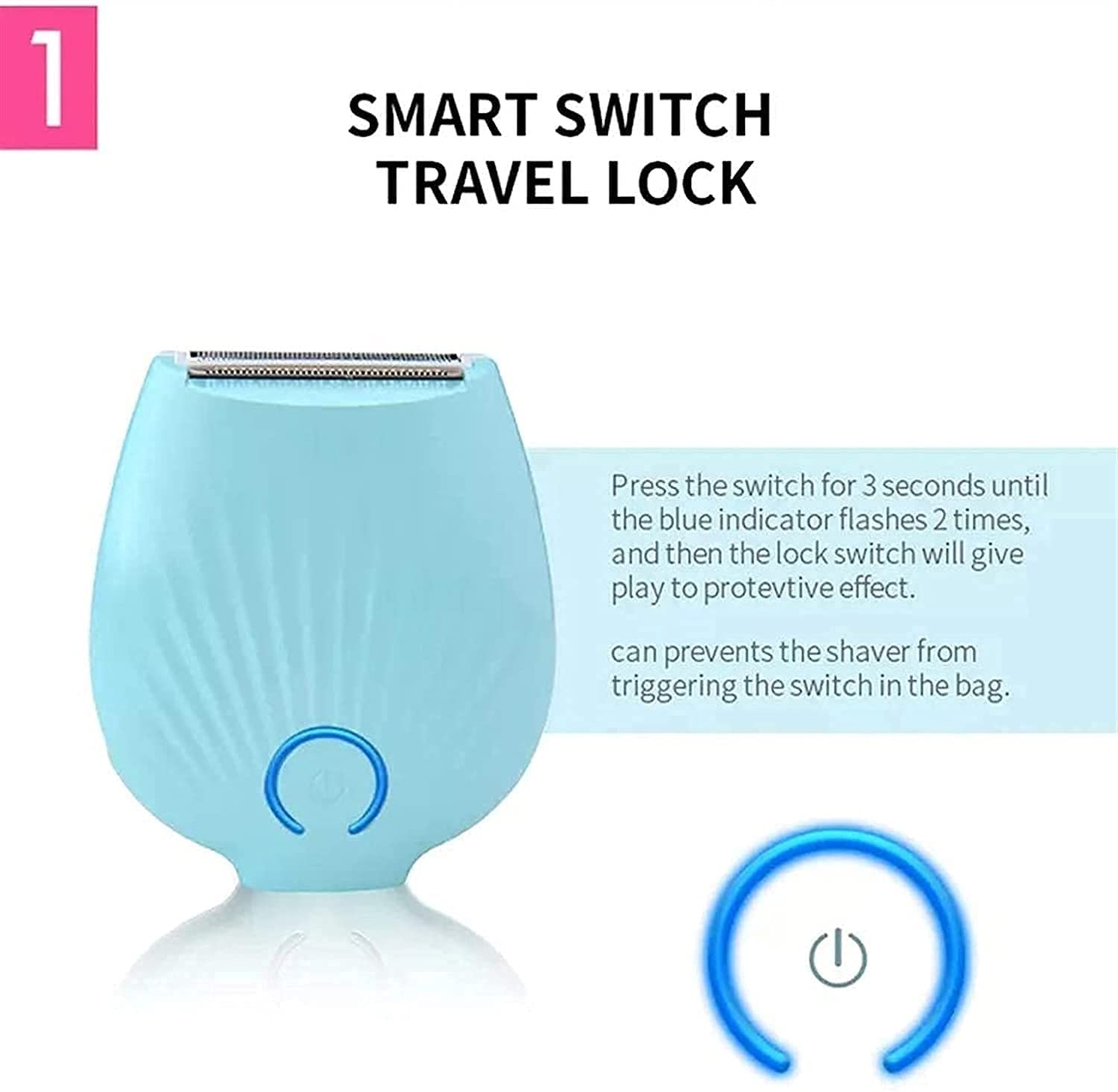 Best Women's Epilator & Electric Shaver for Face, Legs, Armpits, Arms & Bikini Line - Wet/Dry Use with USB Charging - Perfect for Travel, Home & Salon Hair Removal