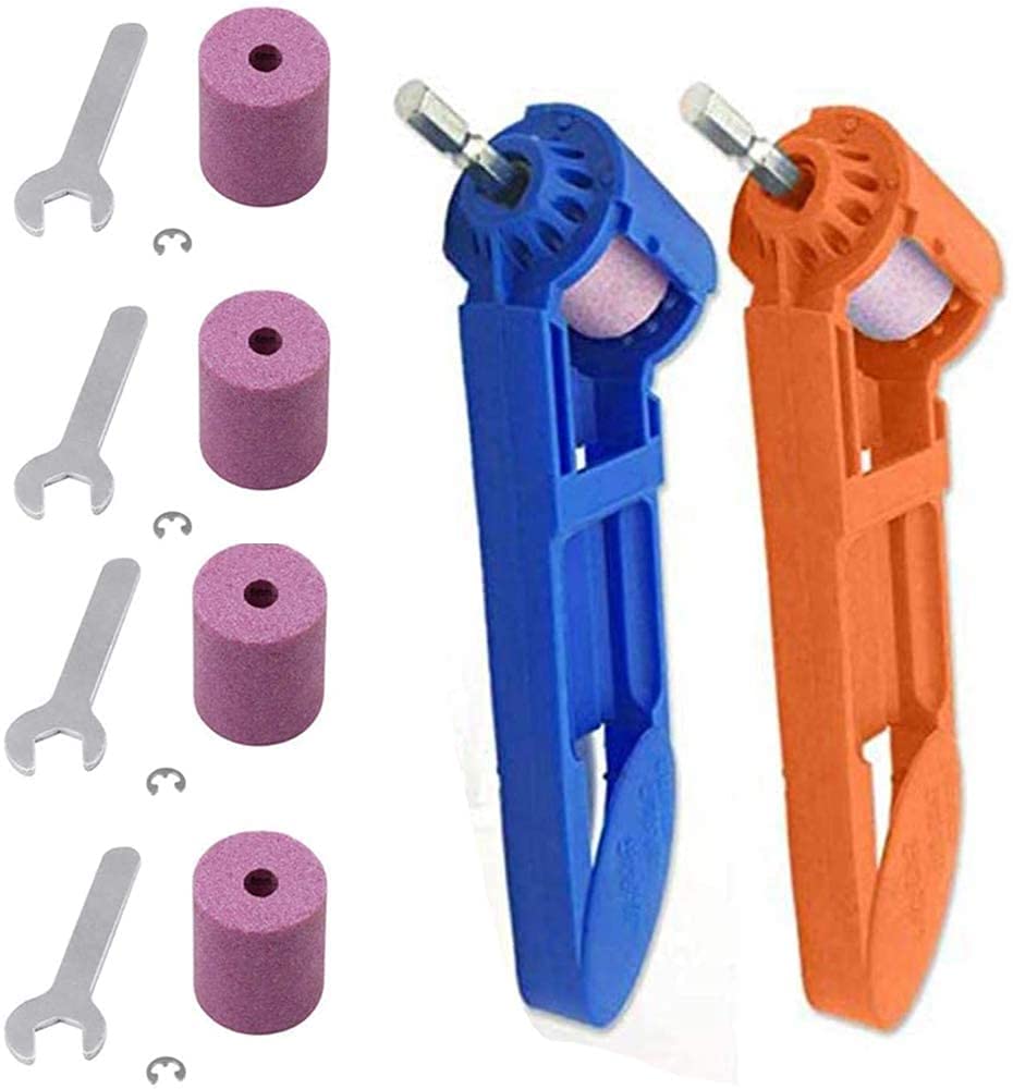 Premium T30 Drill Bit Sharpener - Portable Diamond Drill Bit Grinding Tool for High Hardness Metal Bits | Professional Hand Sharpener for DIY & Construction (Blue) | Perfect for Workshop, Home Repair & Metalworking Projects