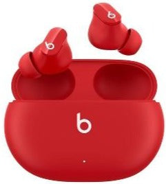 Beats Studio Buds True Wireless Noise Cancelling Bluetooth Earbuds - Red | Sweatproof for Workouts, Commuting & Travel